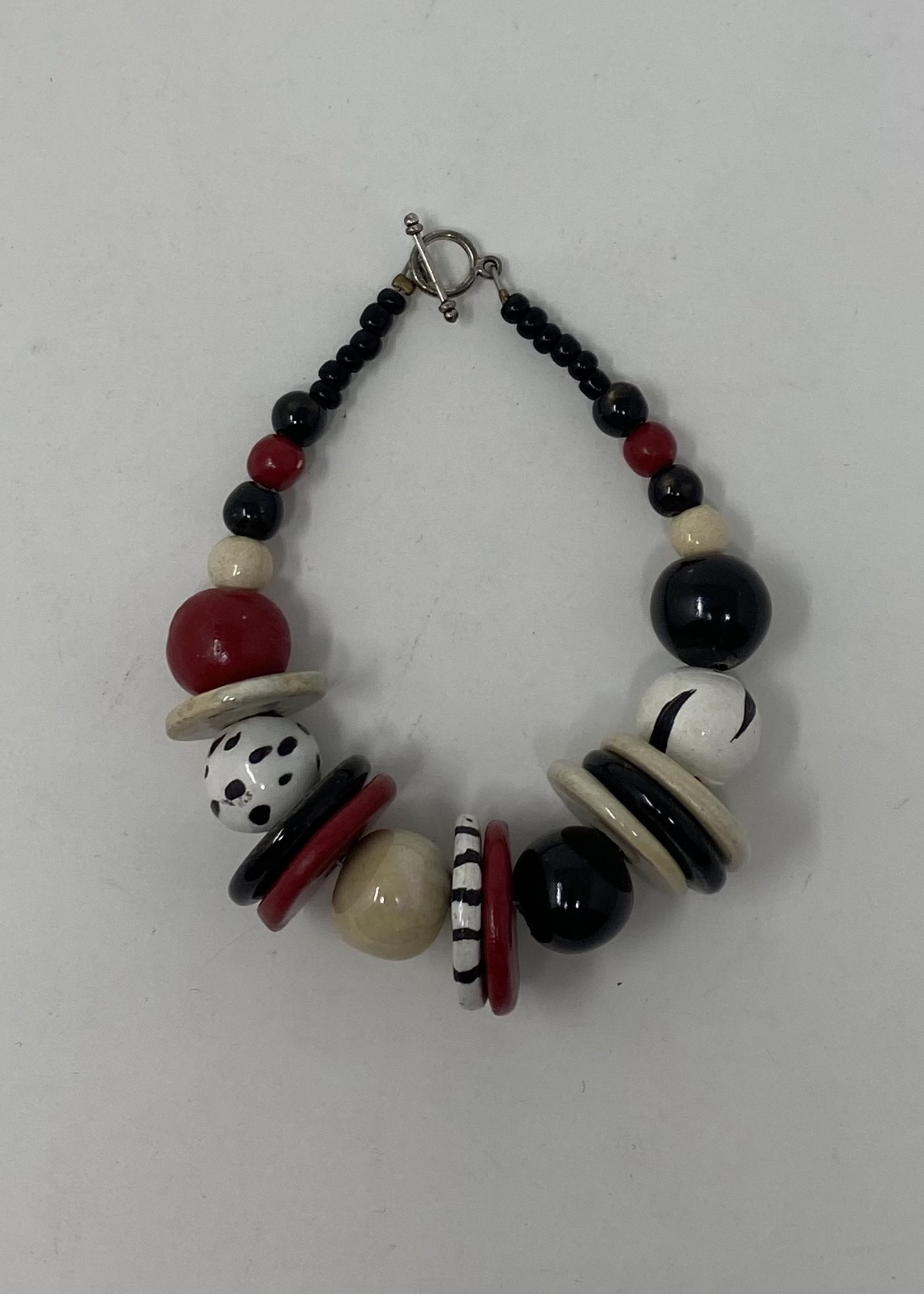 ZEBRA MEDLEY BEADED BRACELET