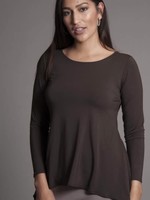 SARAH KUENYEFU W SHIRT LONG SLEEVES- BAMBOO KNIT