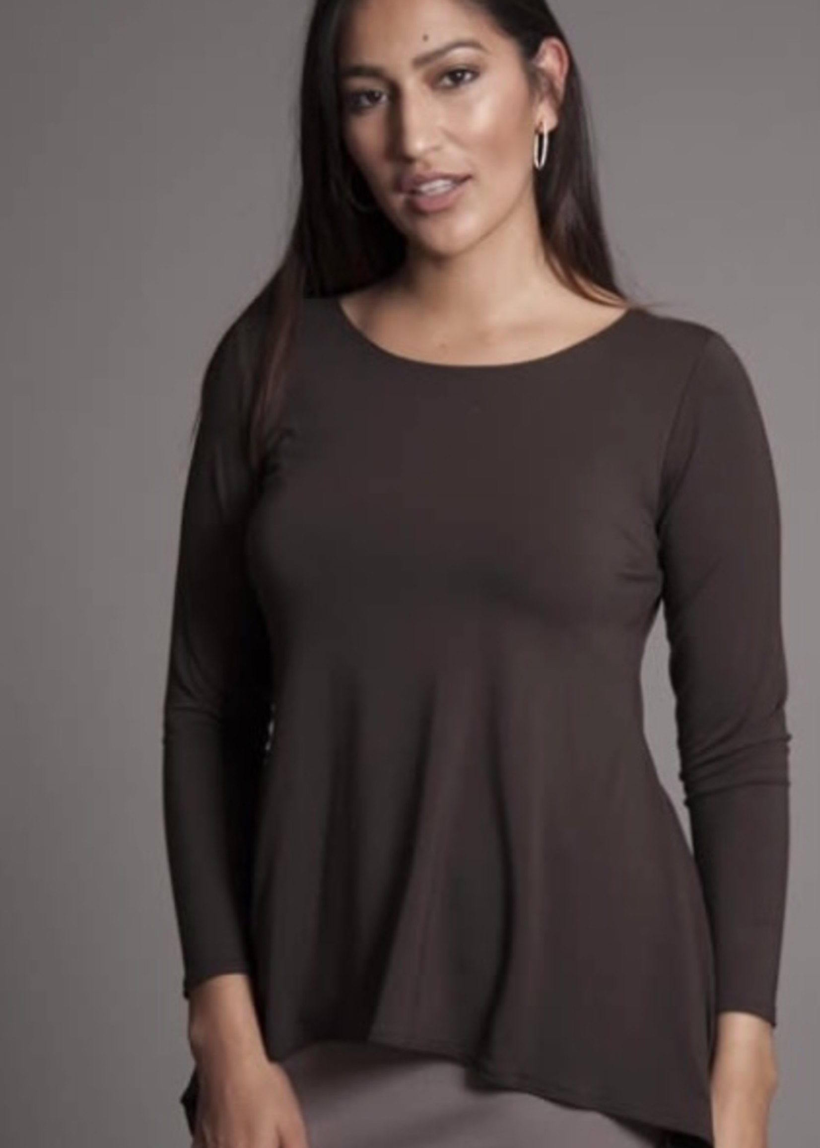 SARAH KUENYEFU W SHIRT LONG SLEEVES- BAMBOO KNIT