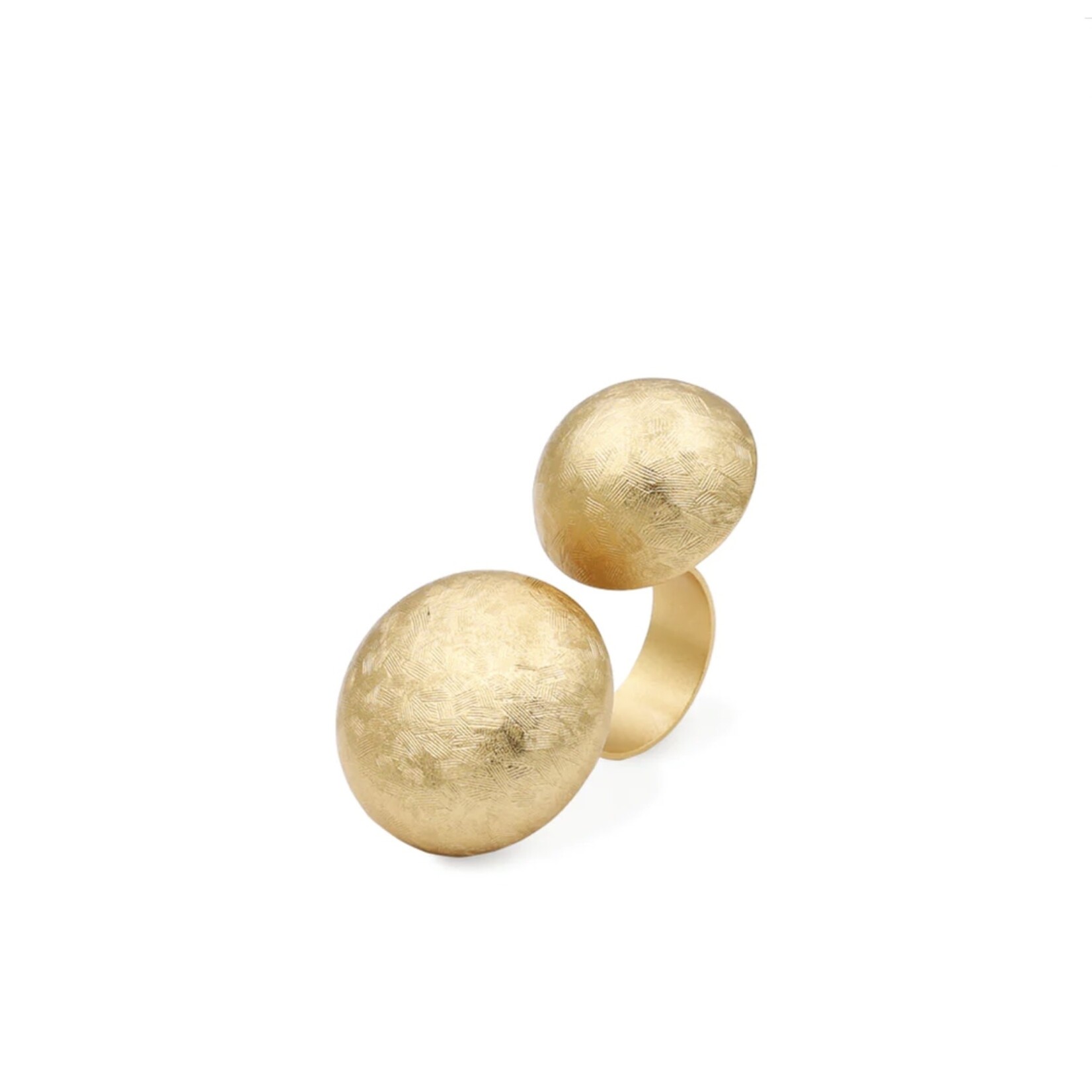 DOUBLE BUTTON RING