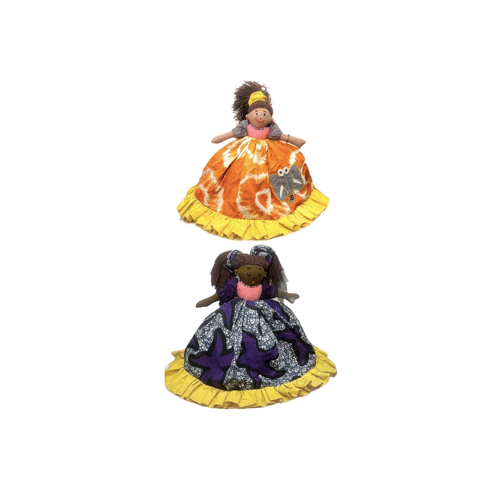 Collectible African Double Sided Doll