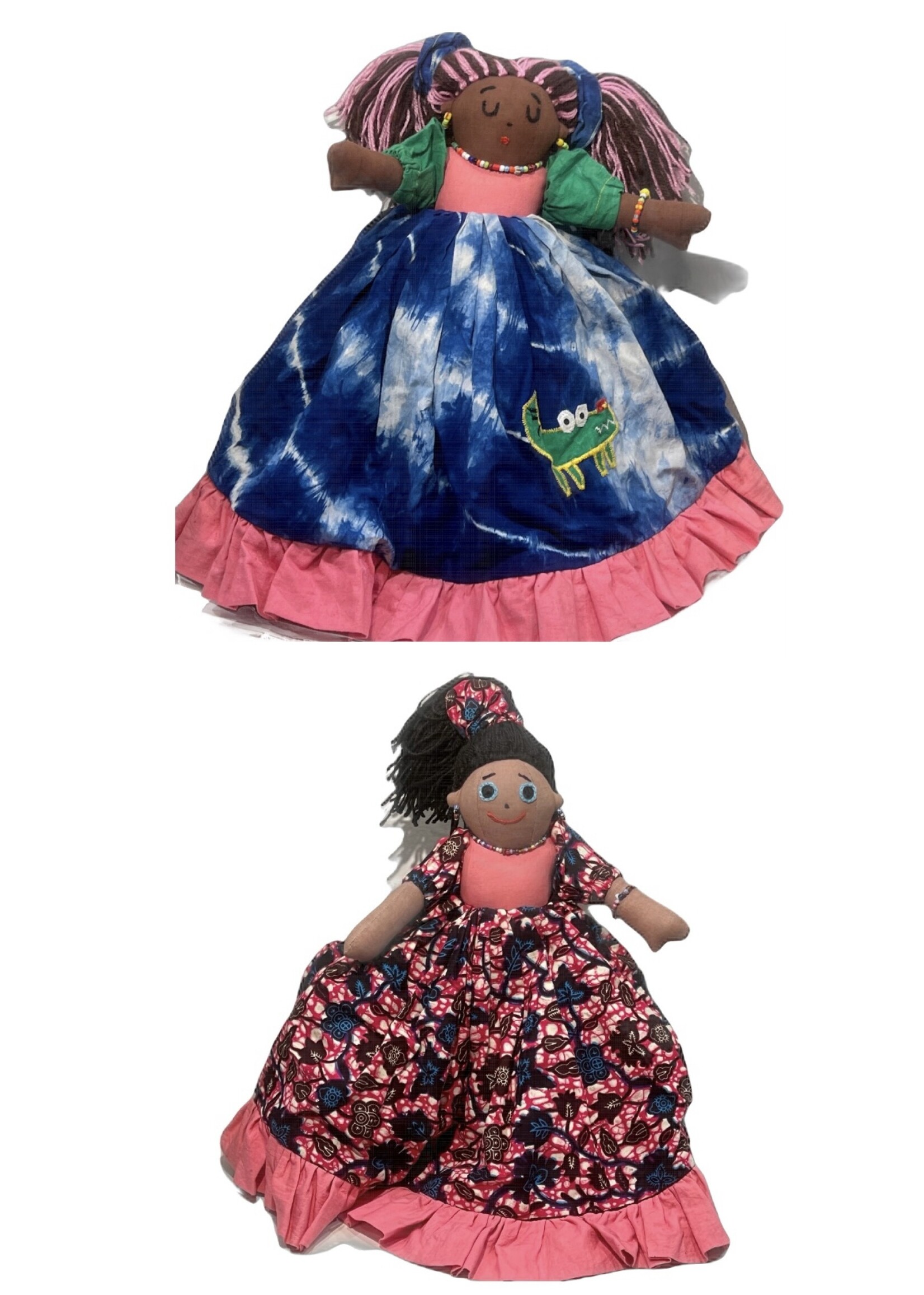 Collectible African Double Sided Doll