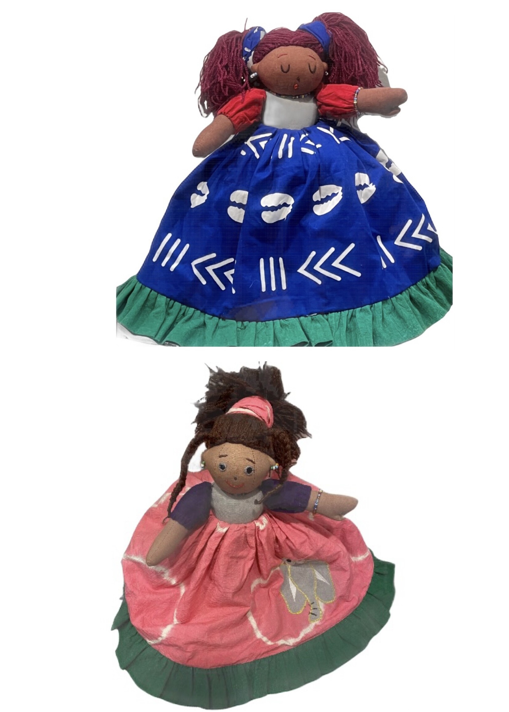 Collectible African Double Sided Doll