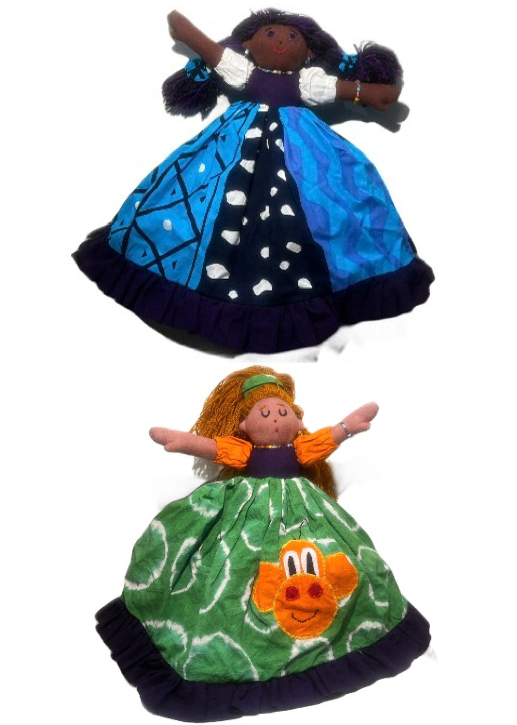 Collectible African Double Sided Doll