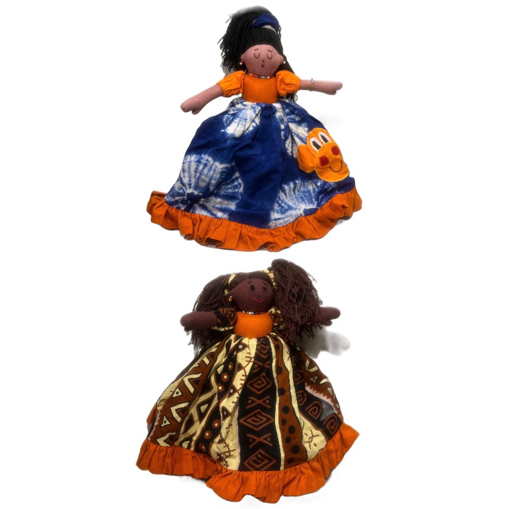 Collectible African Double Sided Doll