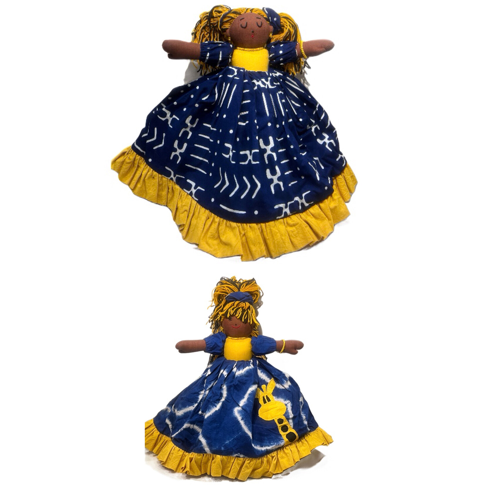 Collectible African Double Sided Doll