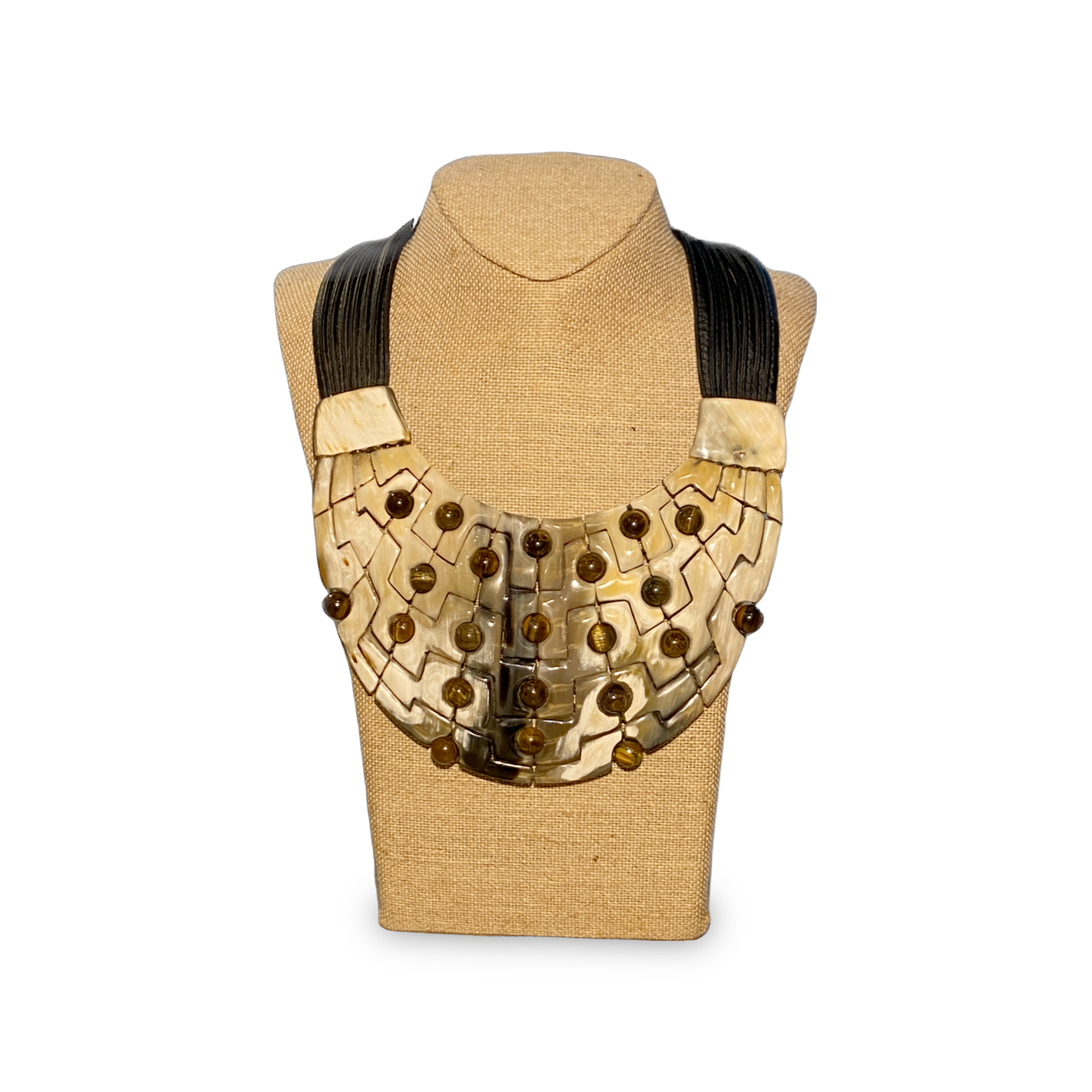 Horn Bib Necklace
