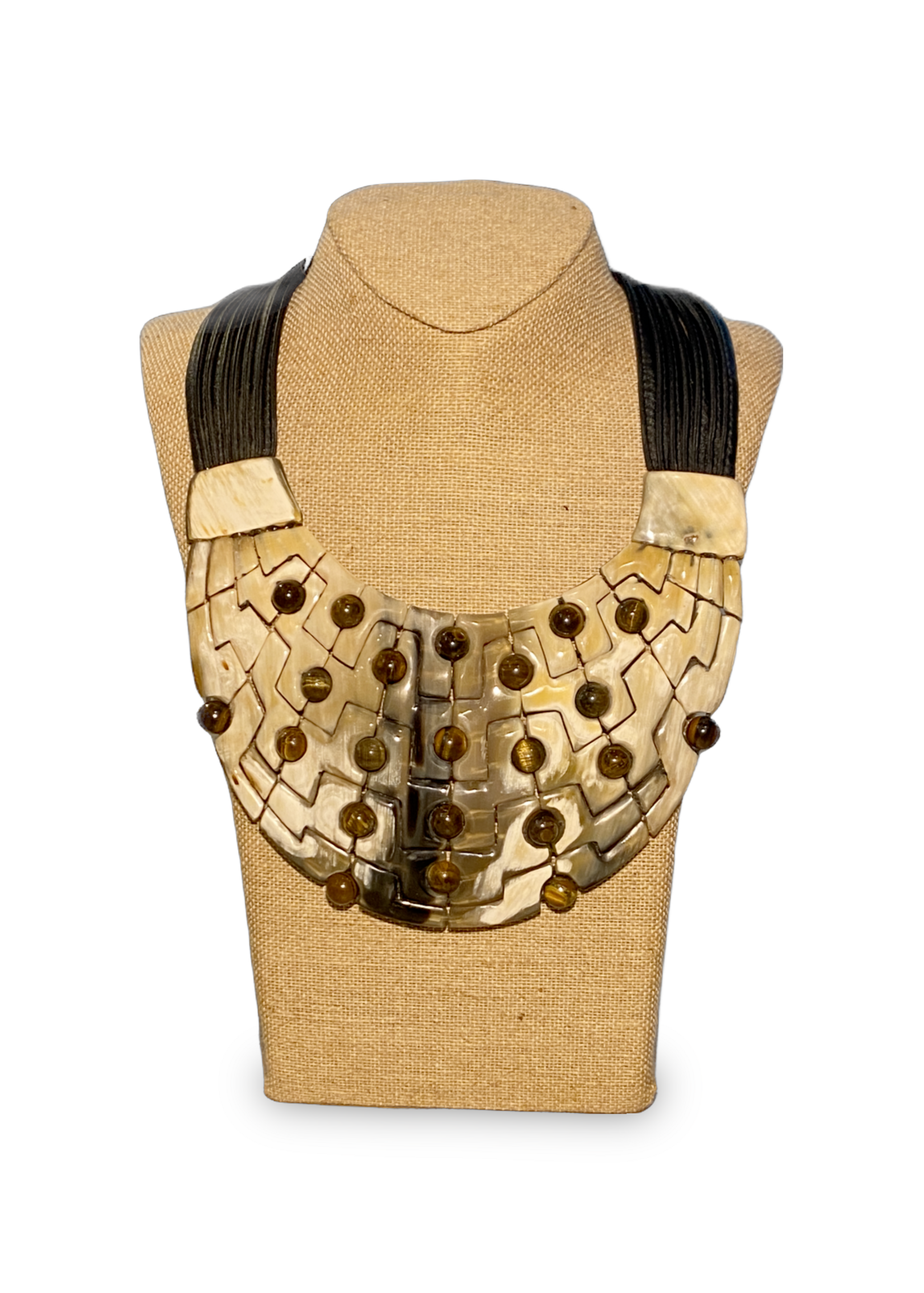 Horn Bib Necklace