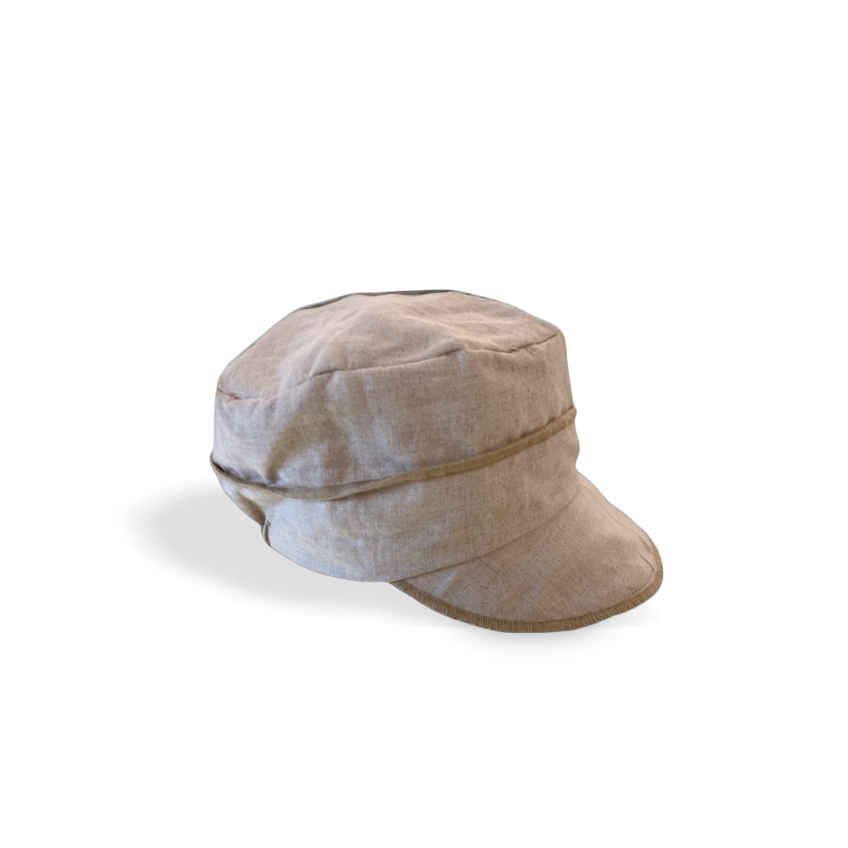 LINEN DZIFA BIBBED HAT