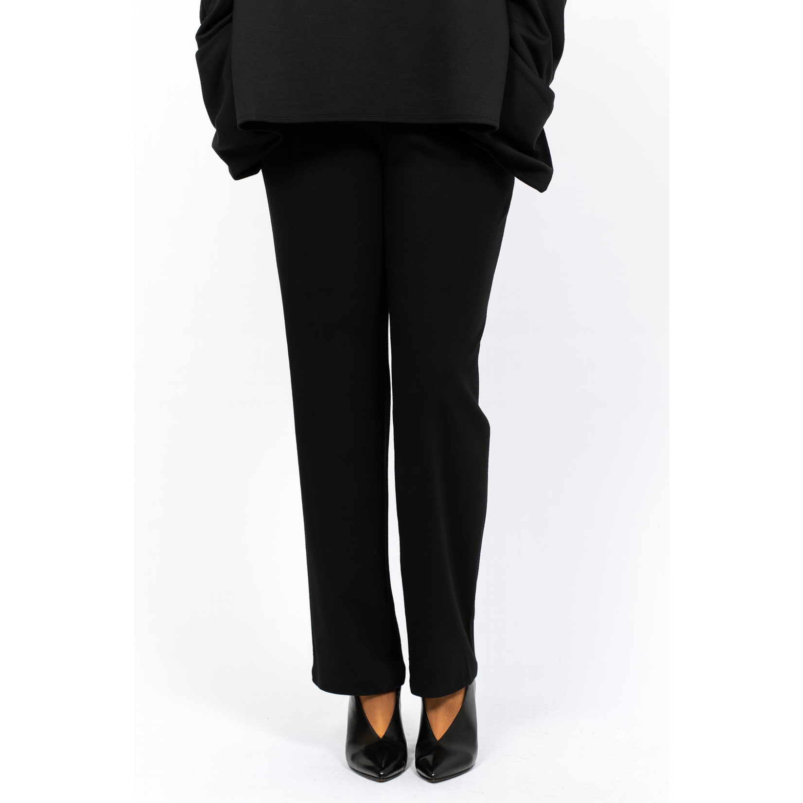 SARAH KUENYEFU PONTE PANTS SLIM CUT