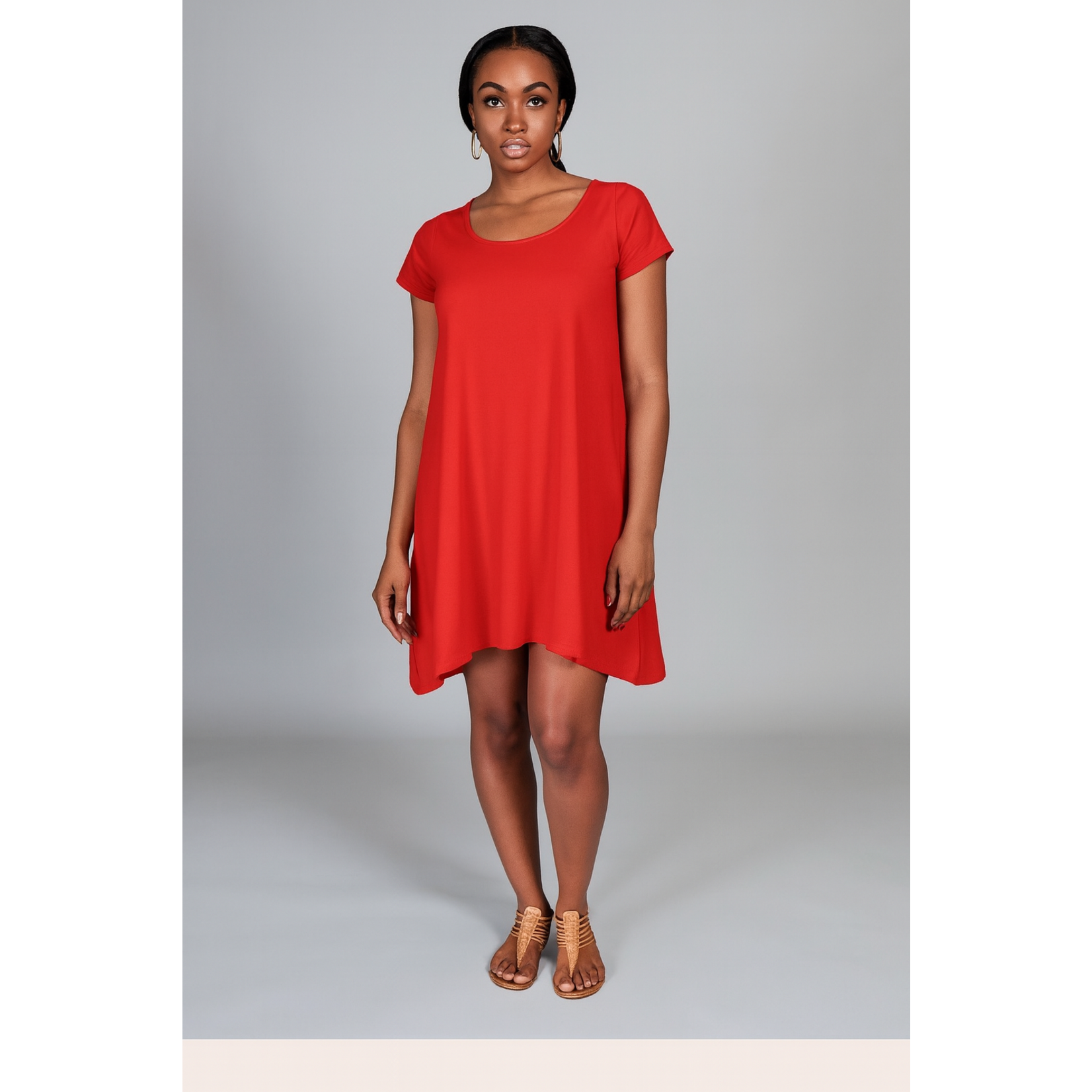 SARAH KUENYEFU VIVI DRESS -CAP SLEEVES