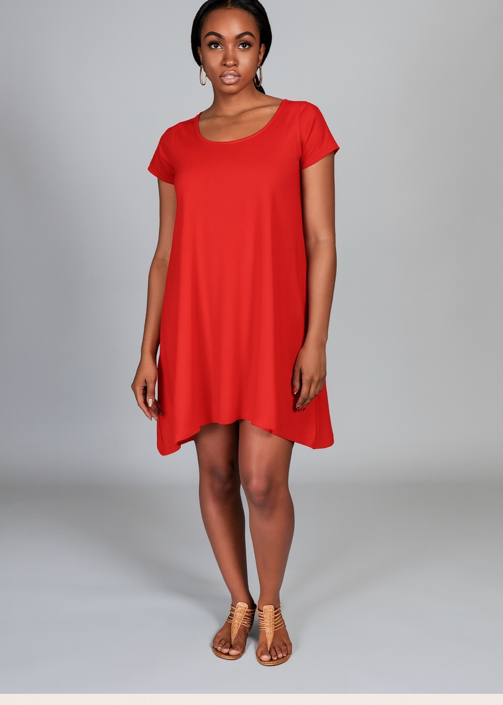SARAH KUENYEFU VIVI DRESS -CAP SLEEVES