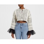 Cropped Mudcloth Jacket