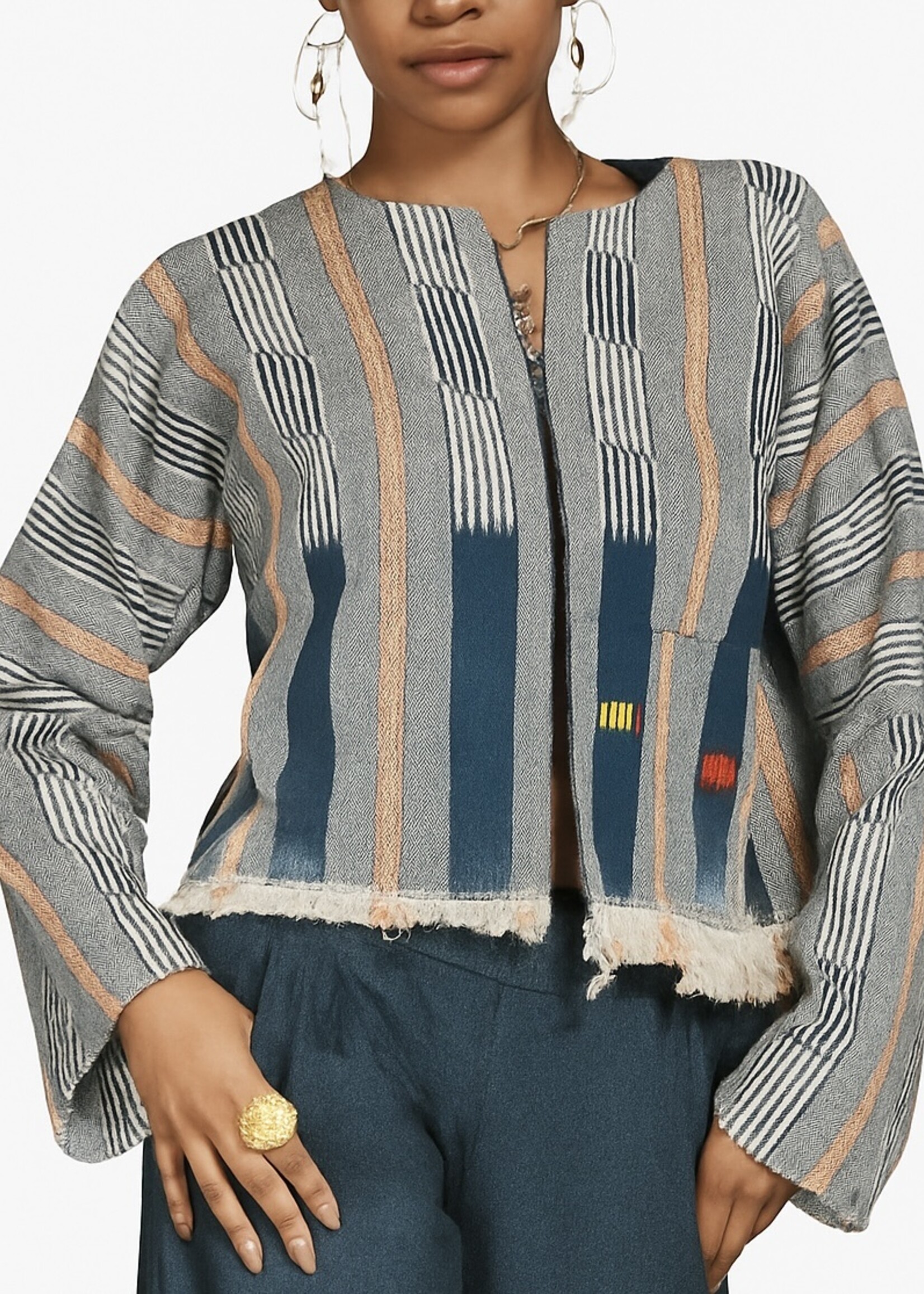 SKC ANTIQUE KENTE Jacket