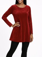 Velvet Tunic Long Sleeves