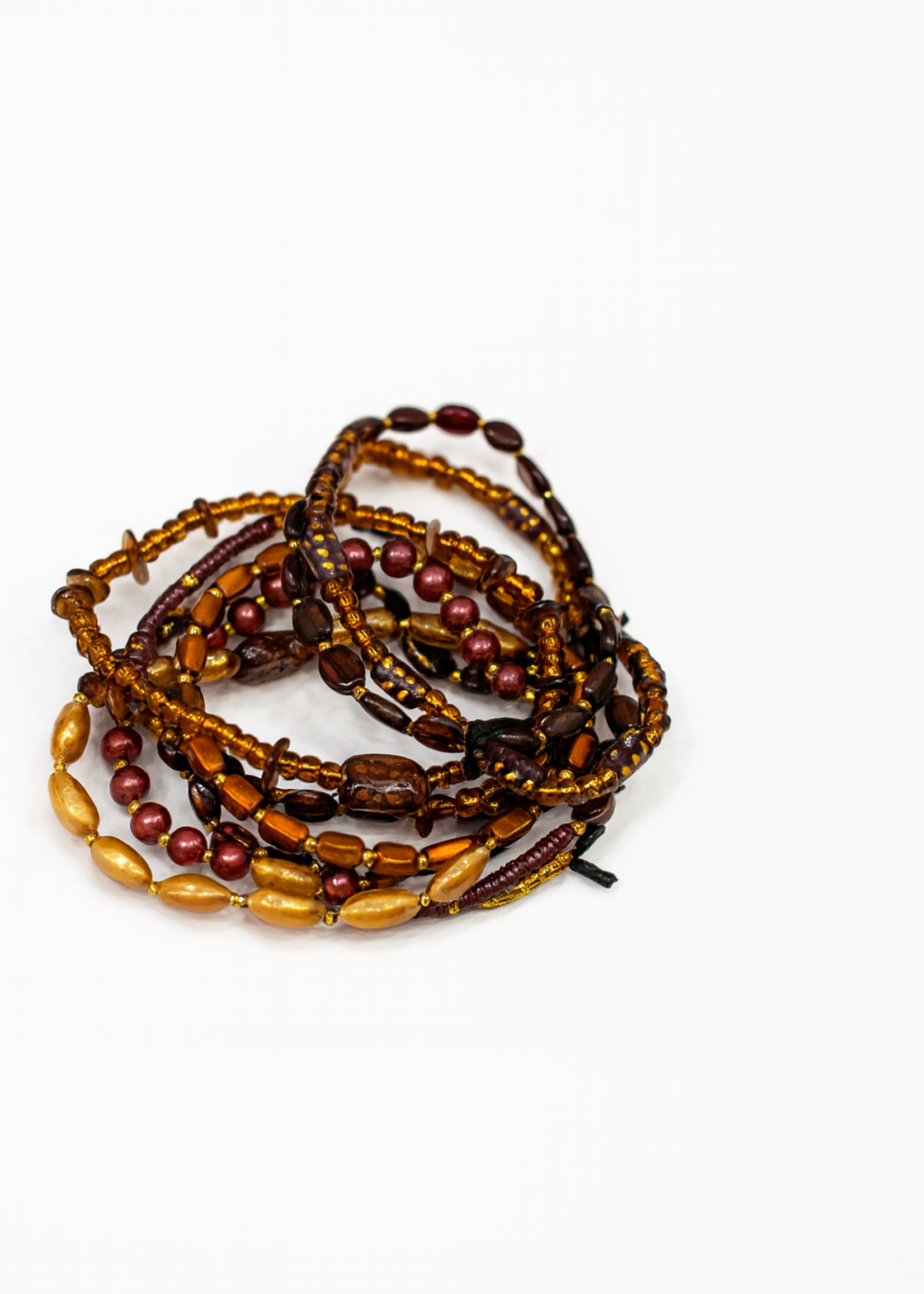 Beaded Bracelet Stack