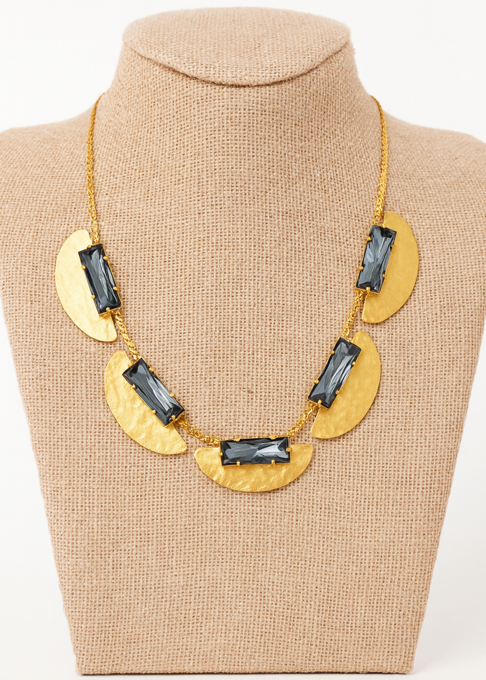 OPHELIA NECKLACE Smoke Grey