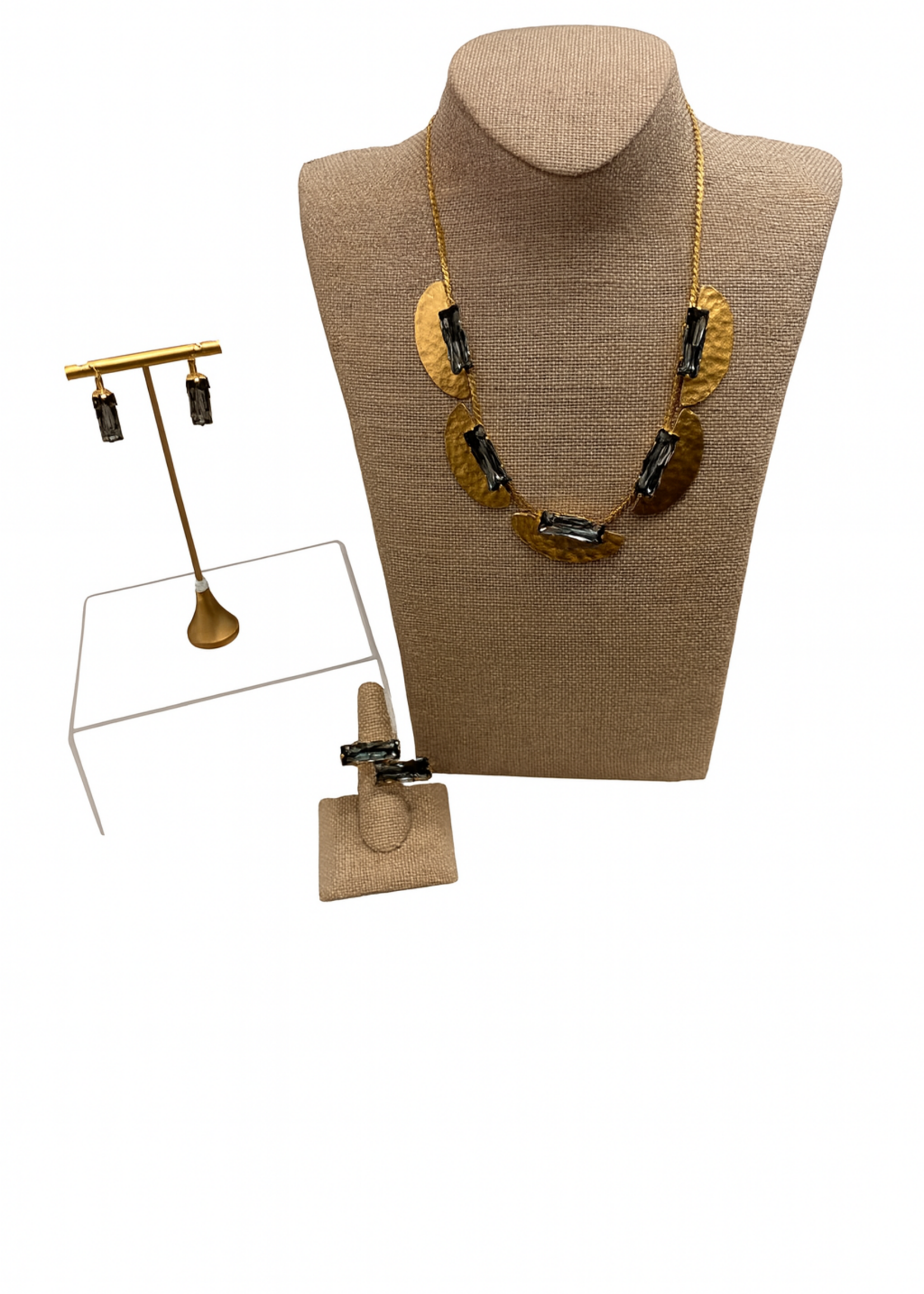 OPHELIA NECKLACE Smoke Grey