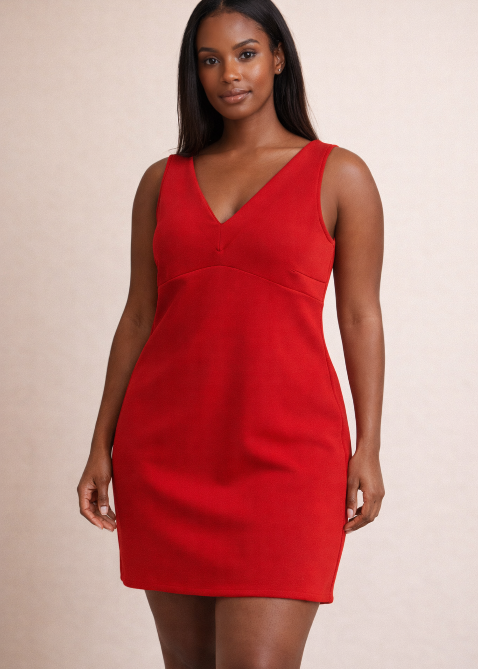 Sleeveless Neoprene Dress