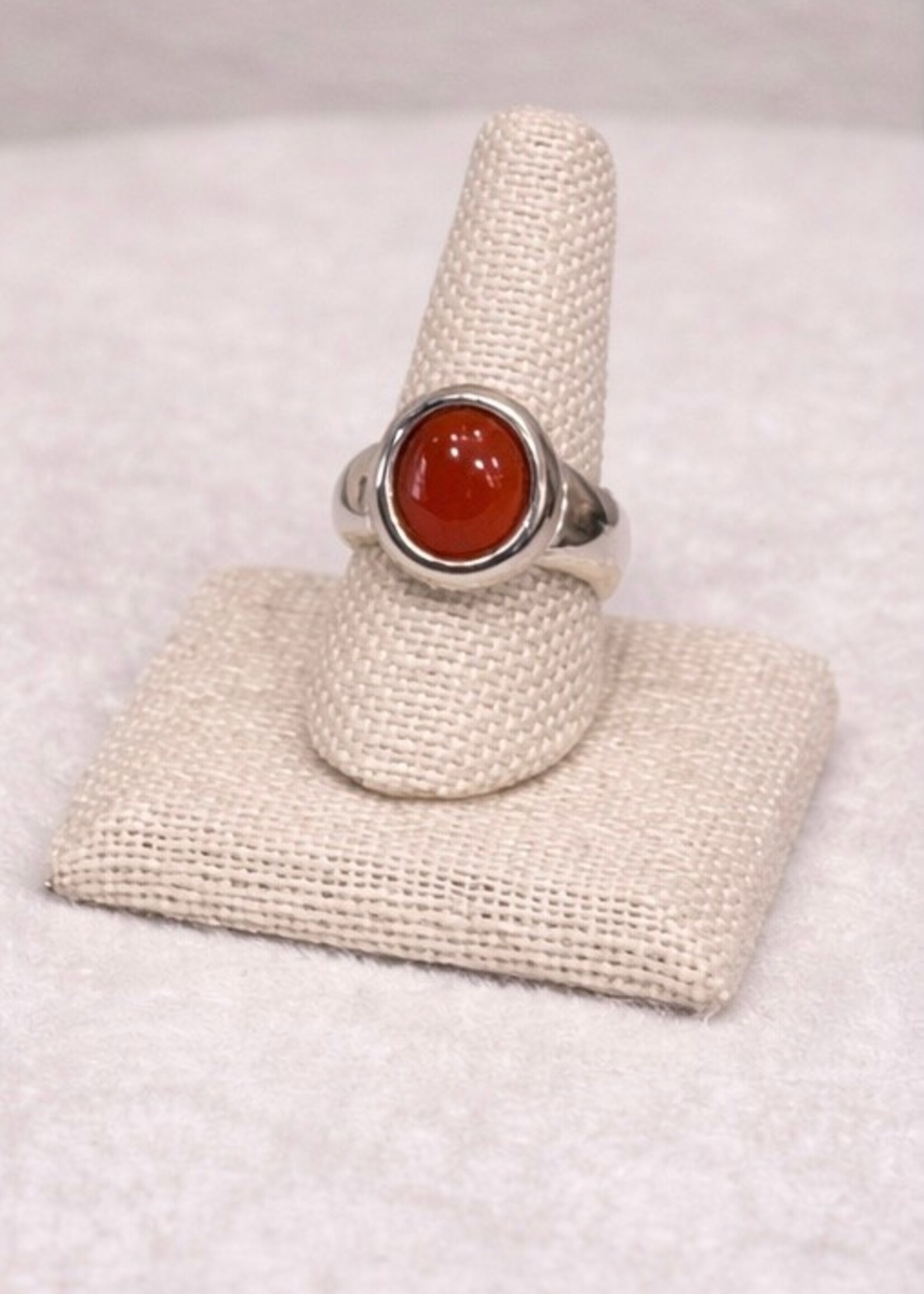 Orange Onyx Ring