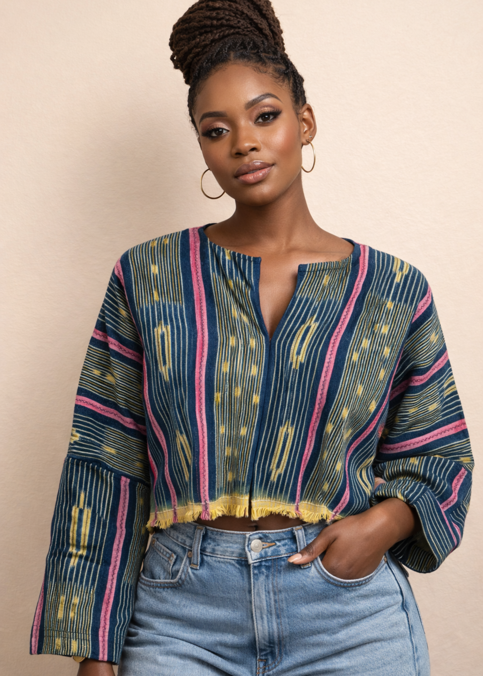 SKC ANTIQUE KENTE Jacket