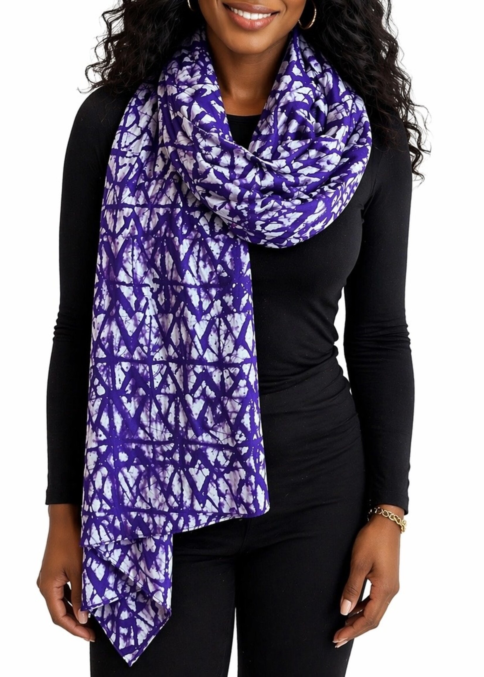 BATIK 100% SILK SCARF