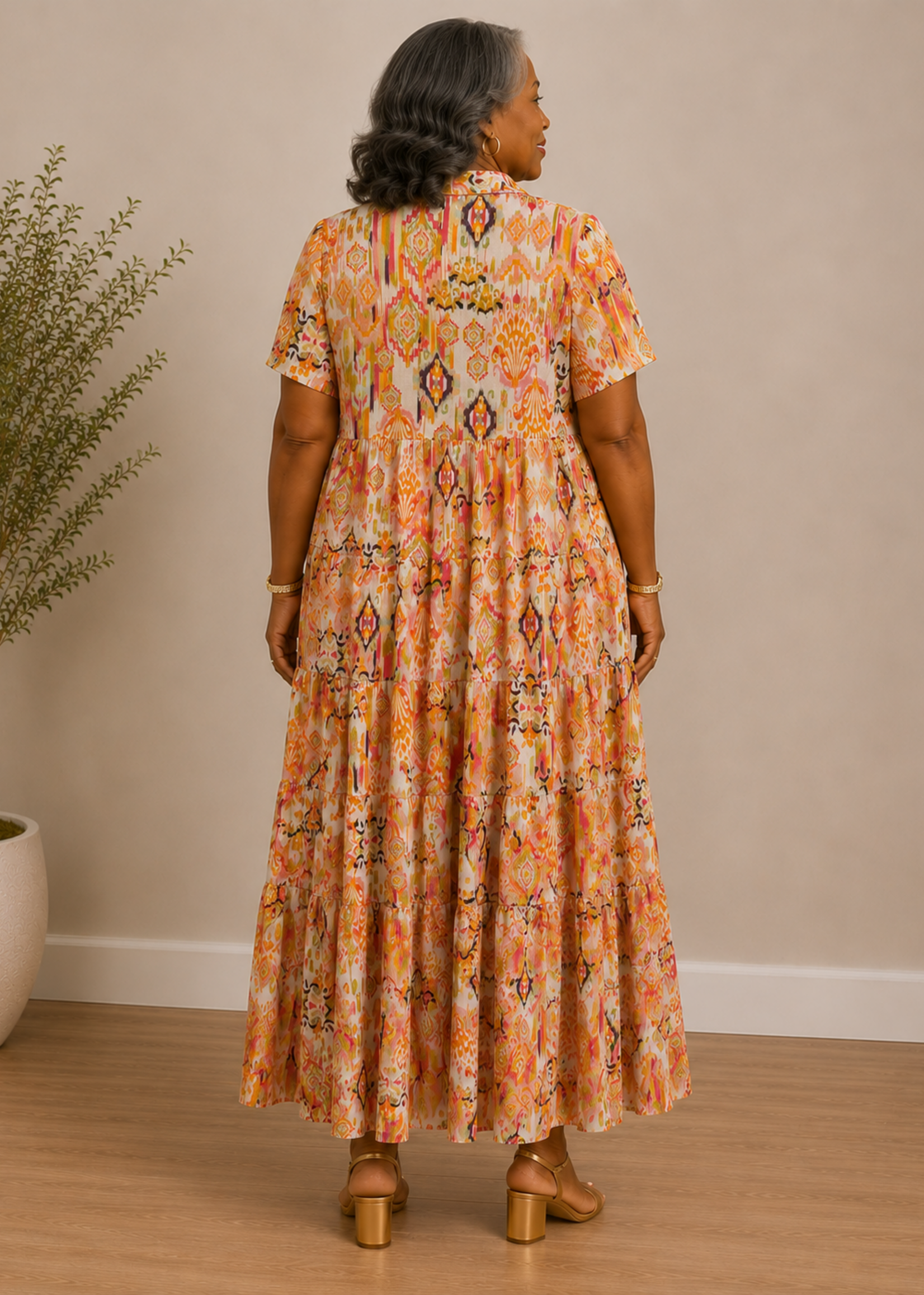Demi Ikat Dress