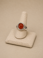 Orange Onyx Ring