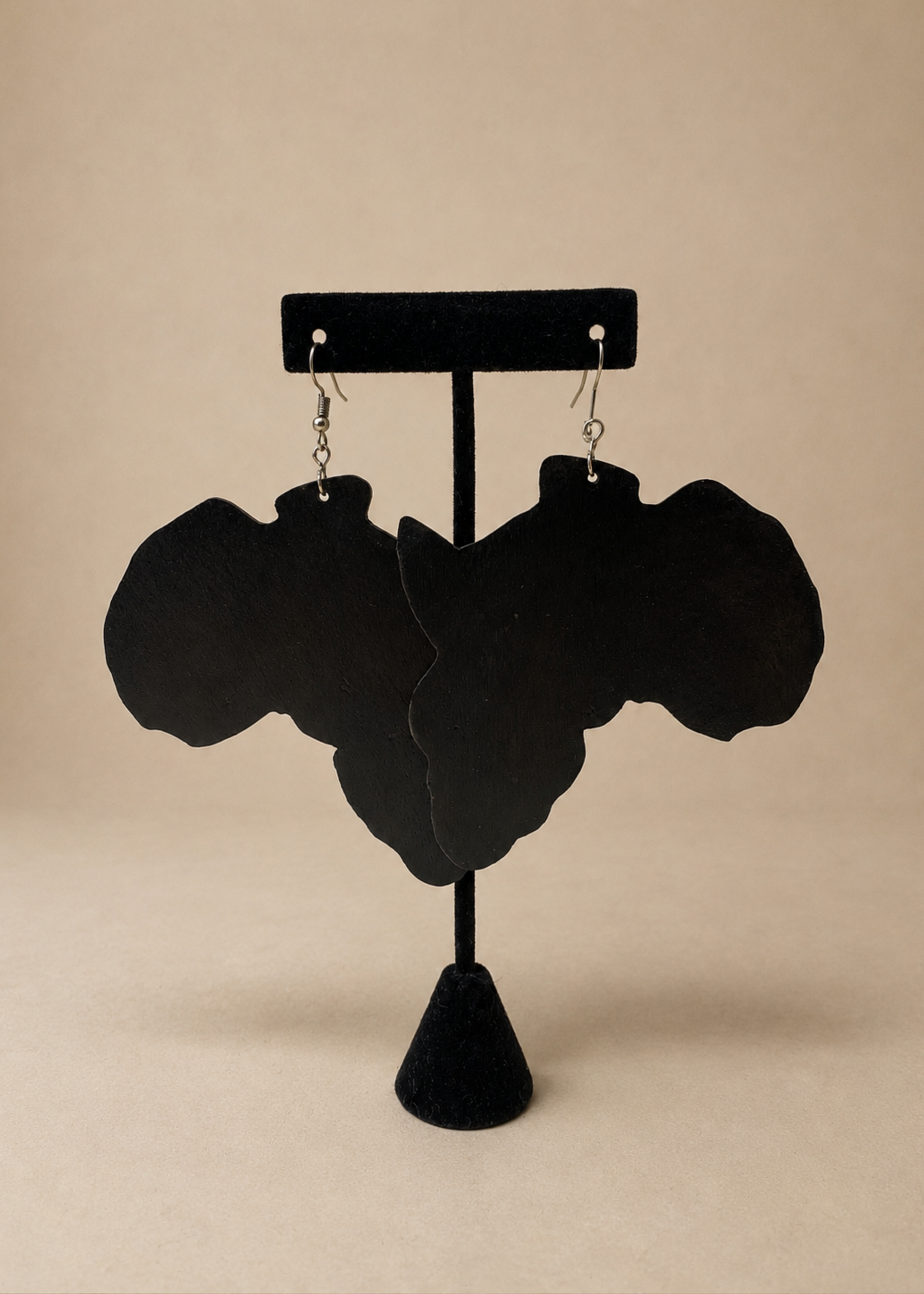 SKC ADINKRA WOODEN EARRINGS