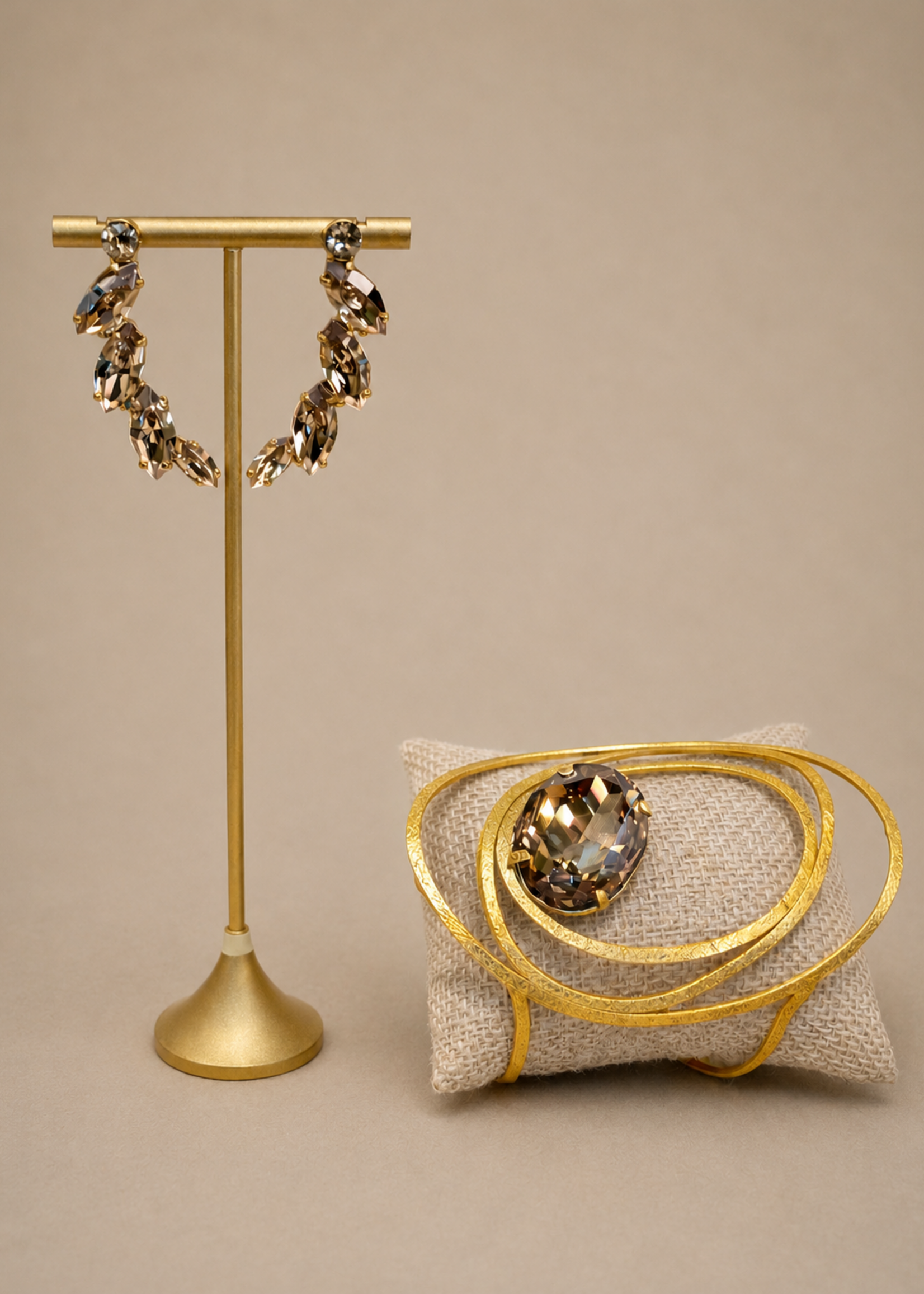 Phoebe Crystal Cuff