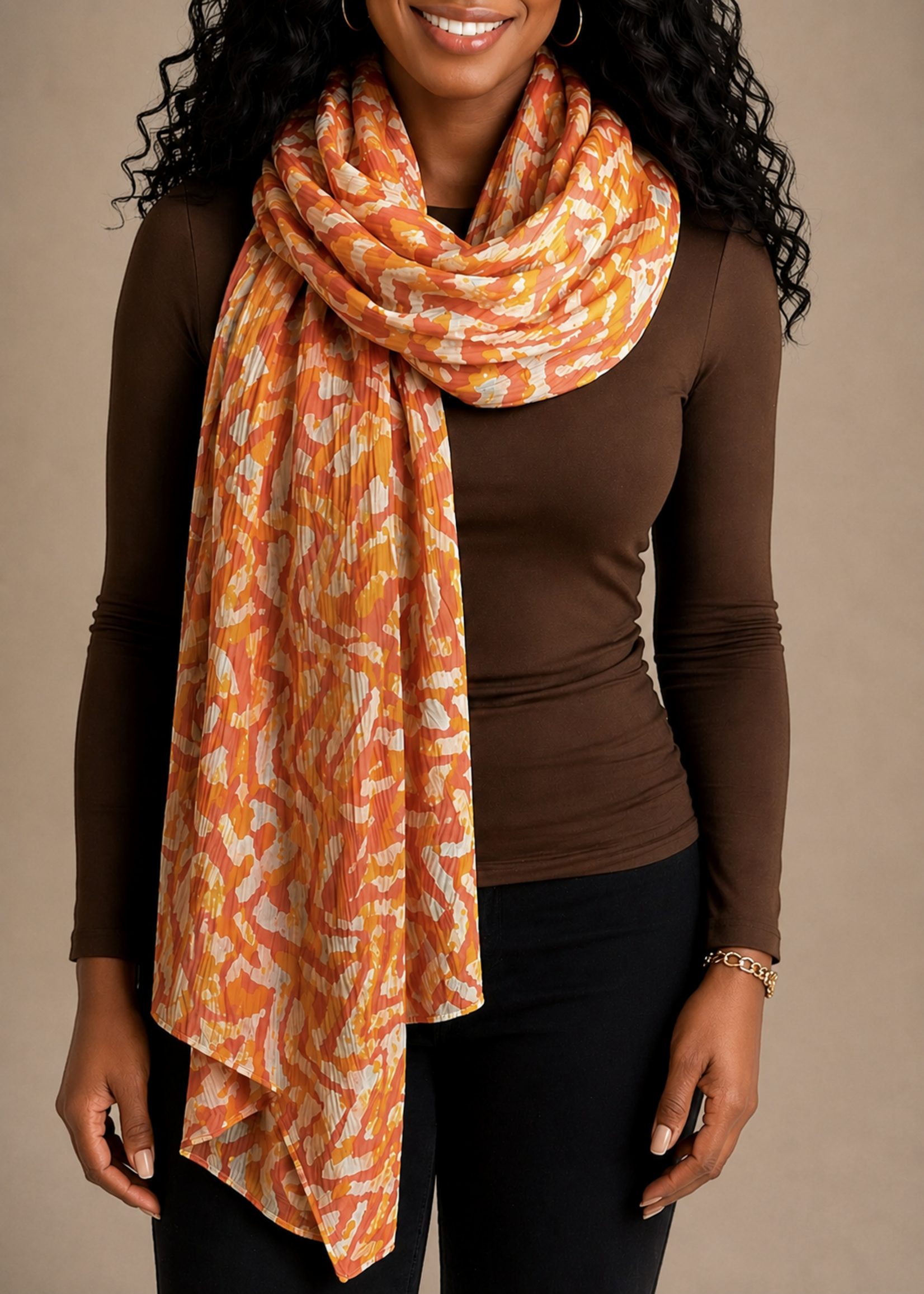 BATIK 100% SILK SCARF