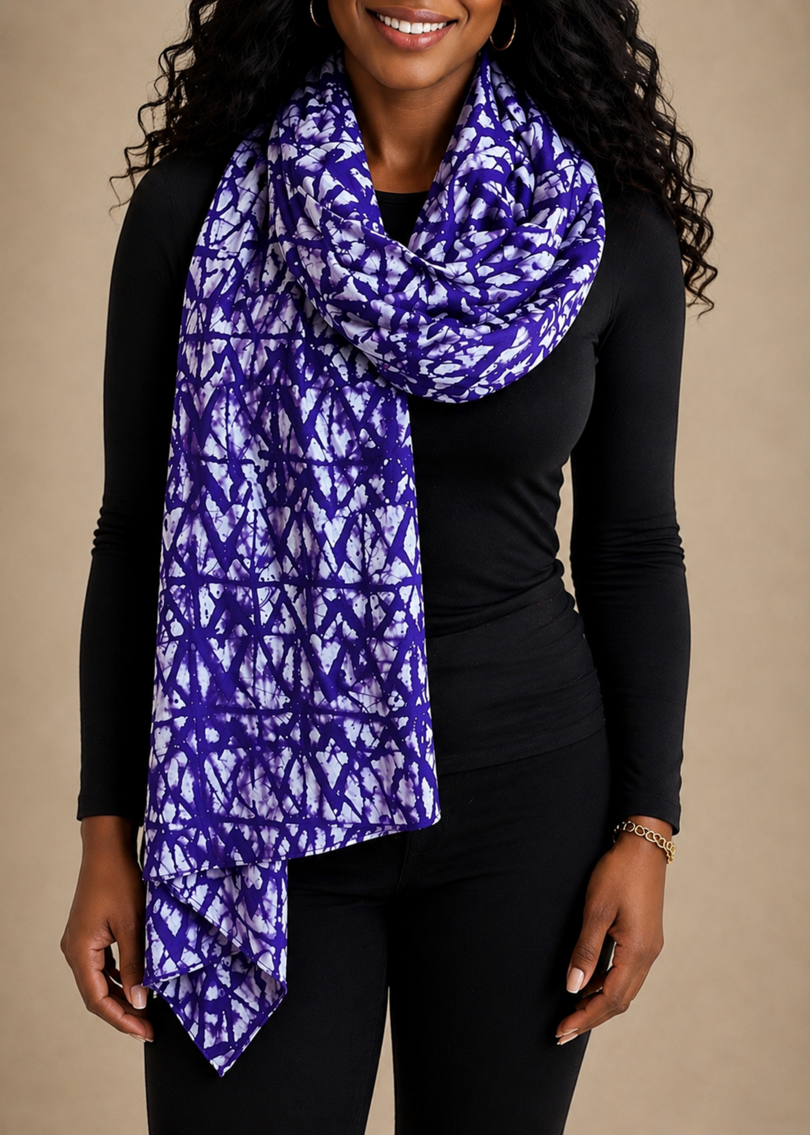 BATIK 100% SILK SCARF