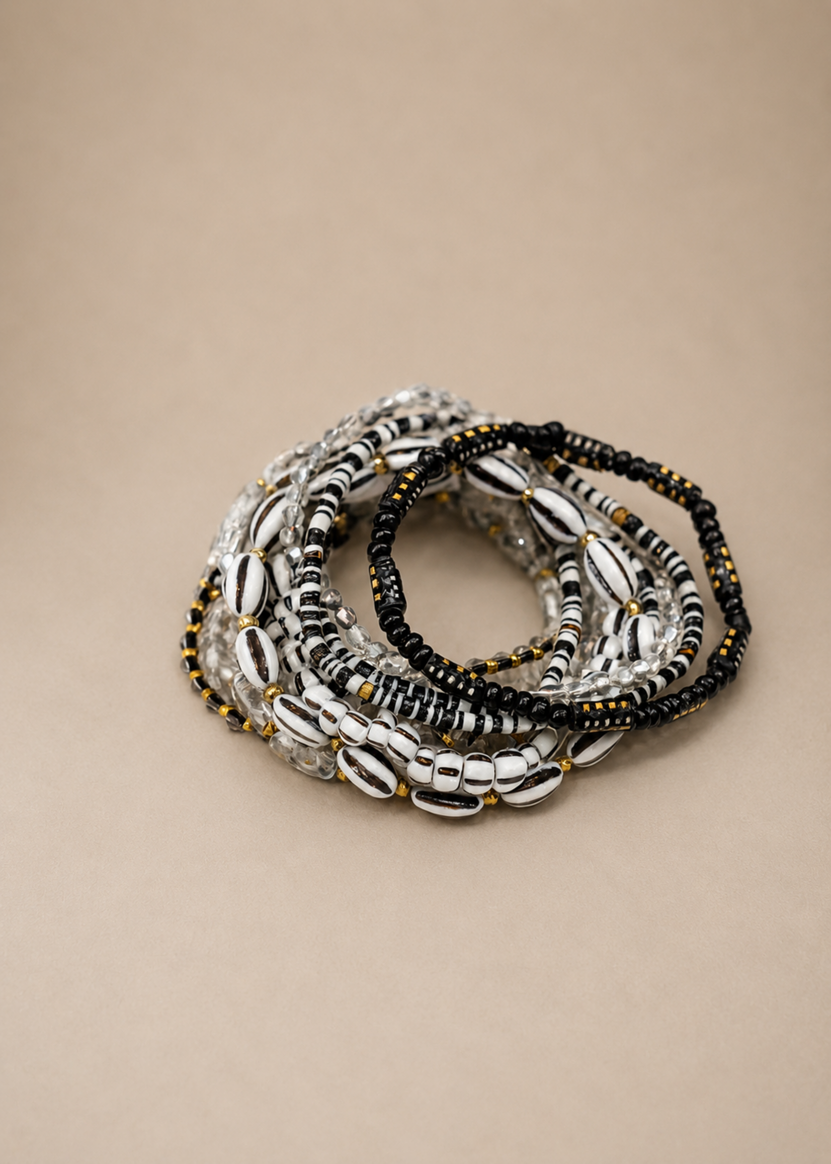Beaded Bracelet Stack