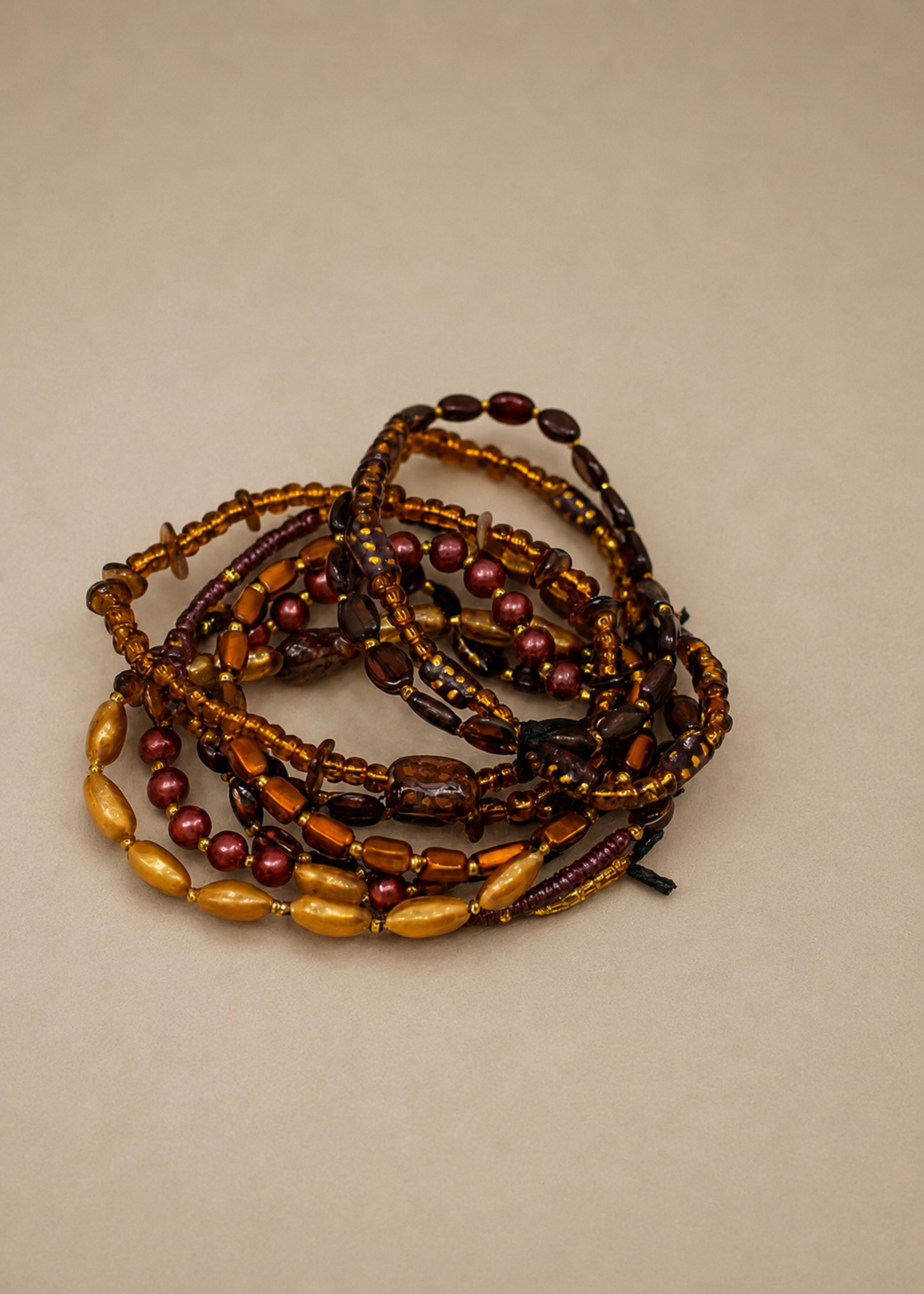 Beaded Bracelet Stack