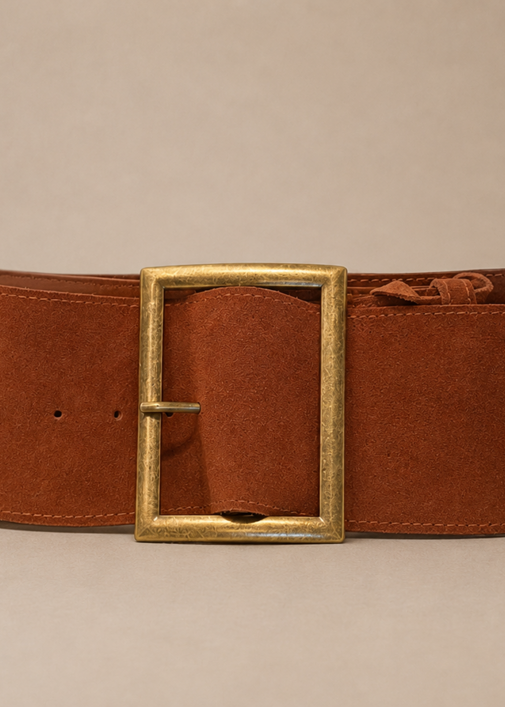 CLOVES SUEDE BELT