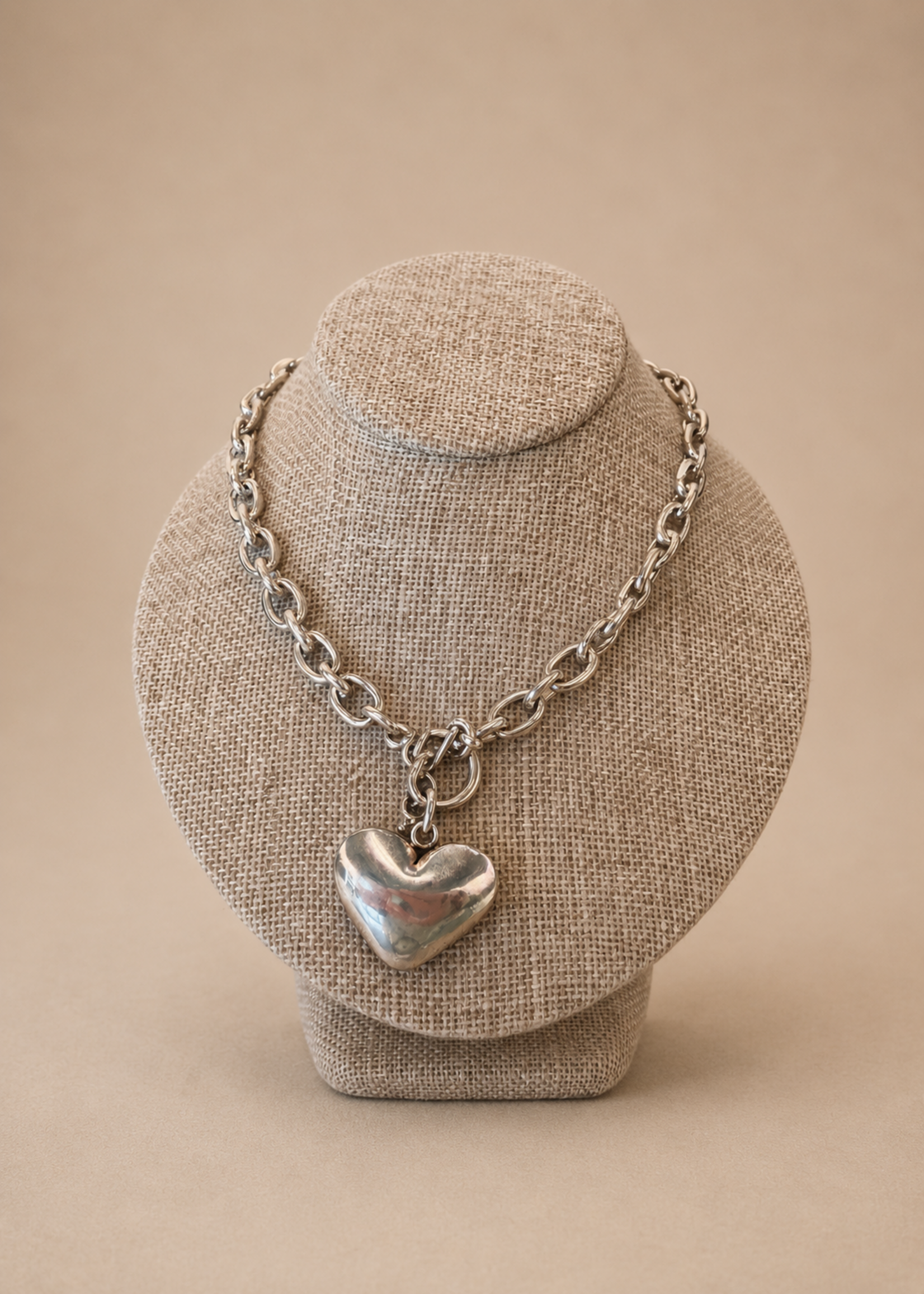 HEART LINK NECKLACE