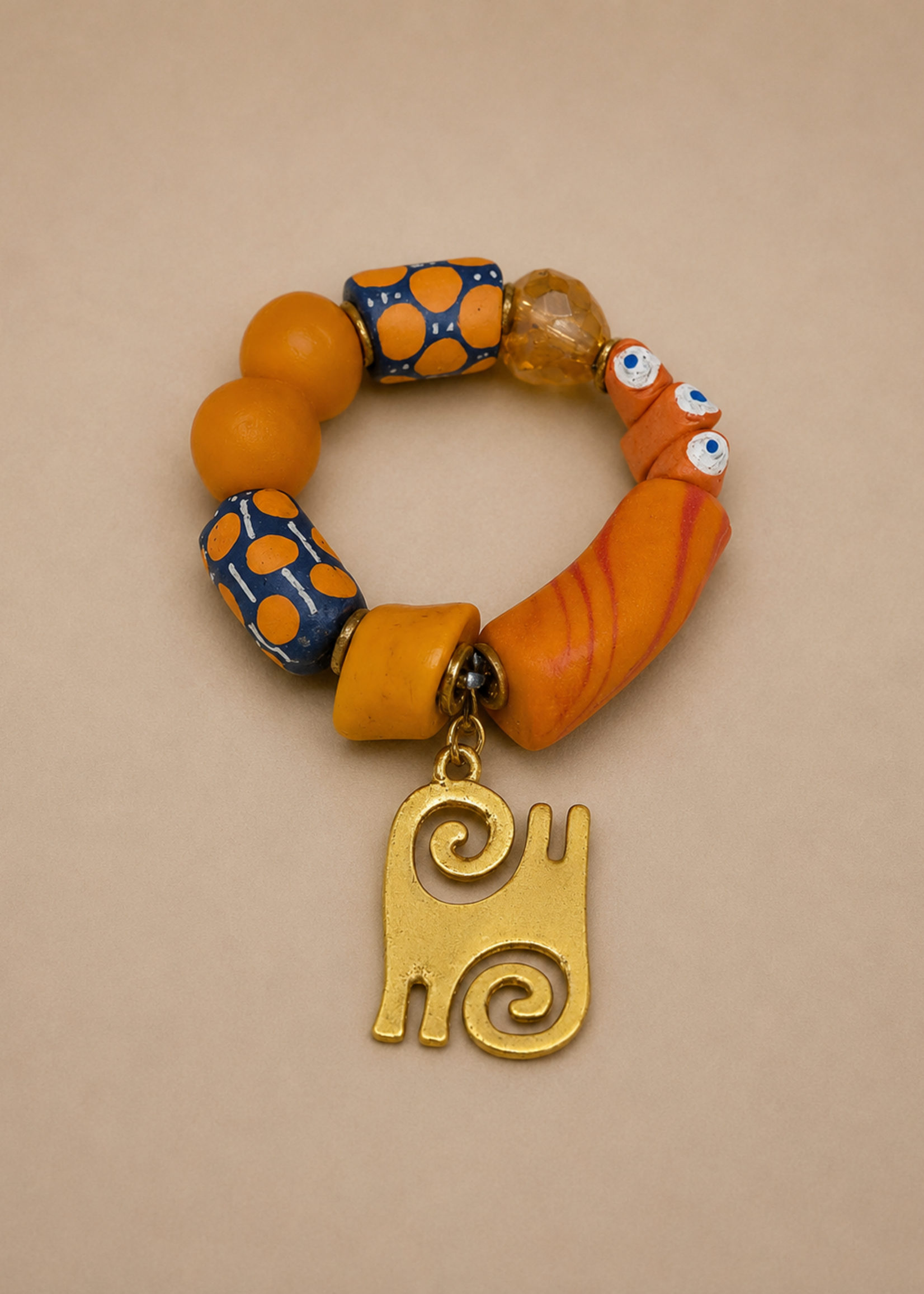 GHANA TRADE BEADS BRACELET