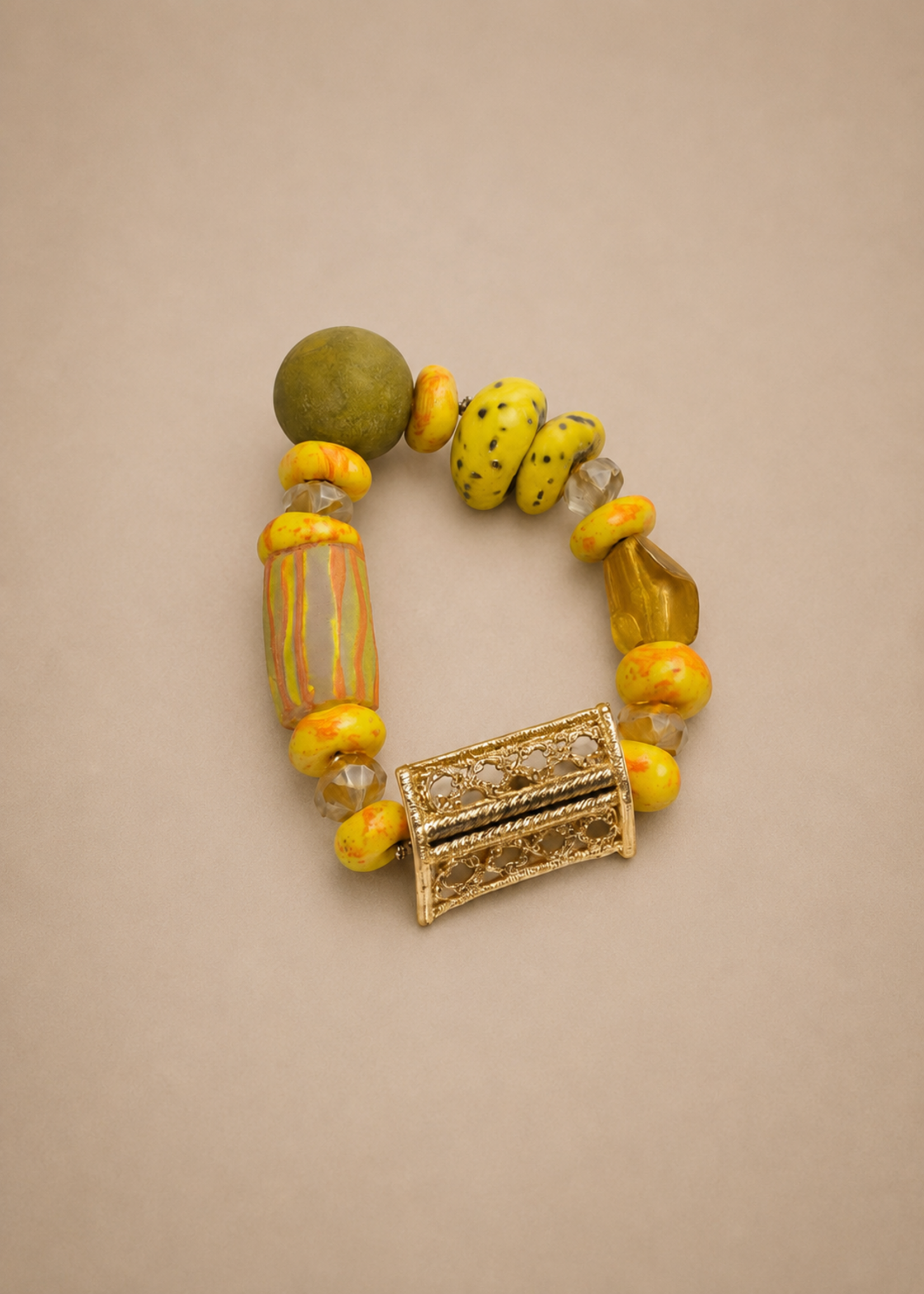 GHANA TRADE BEADS BRACELET