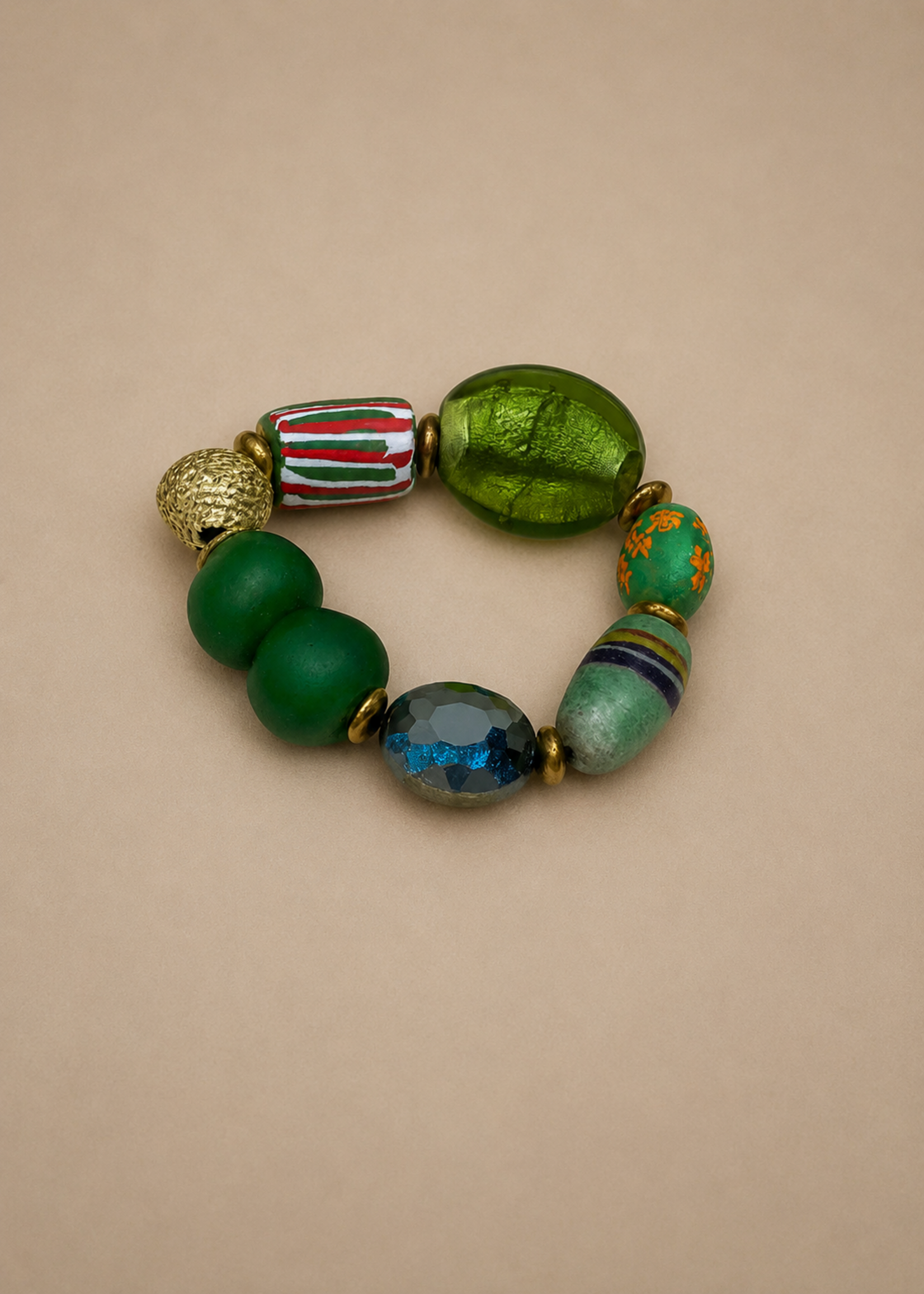 GHANA TRADE BEADS BRACELET