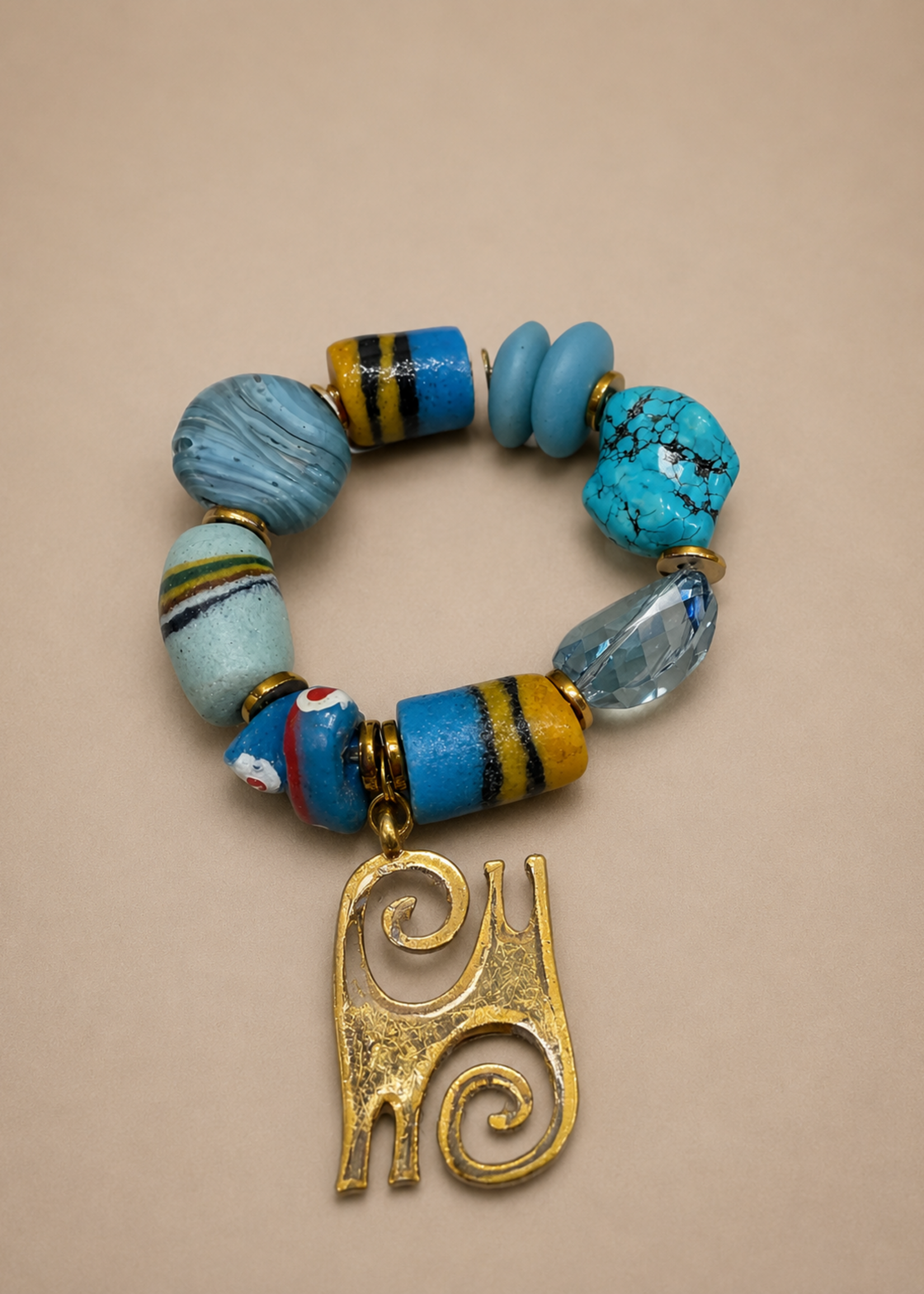 GHANA TRADE BEADS BRACELET