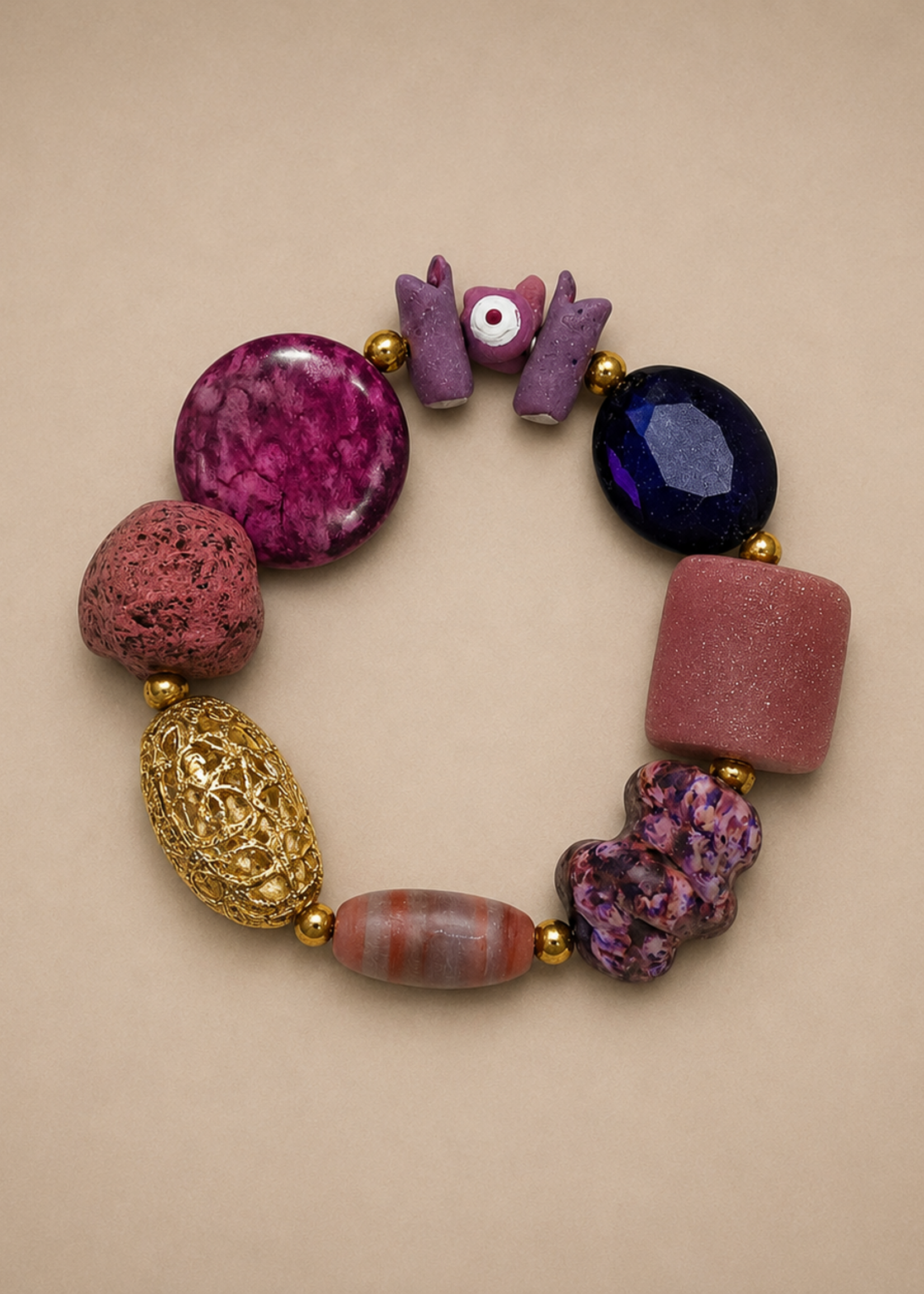 GHANA TRADE BEADS BRACELET