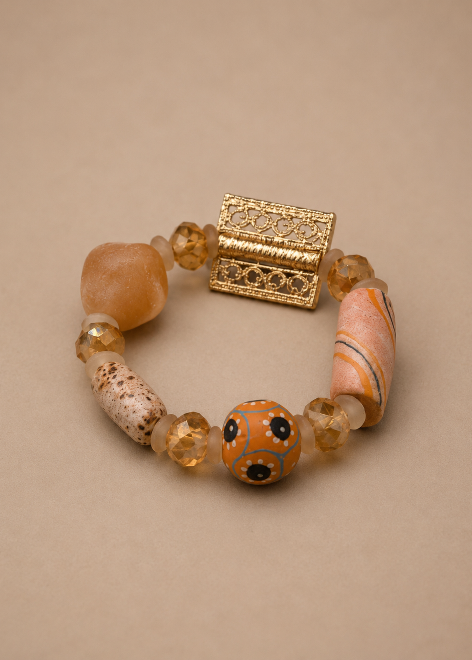 GHANA TRADE BEADS BRACELET