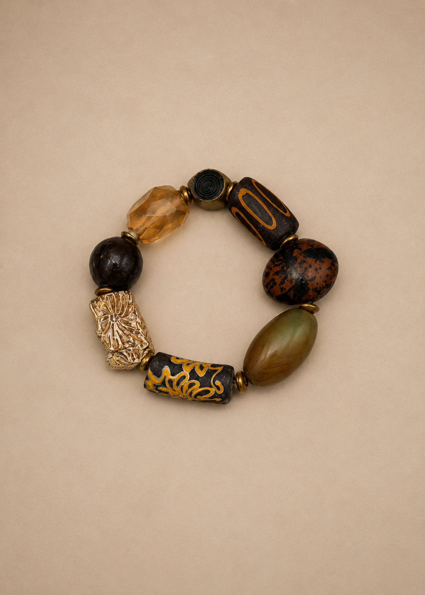 GHANA TRADE BEADS BRACELET