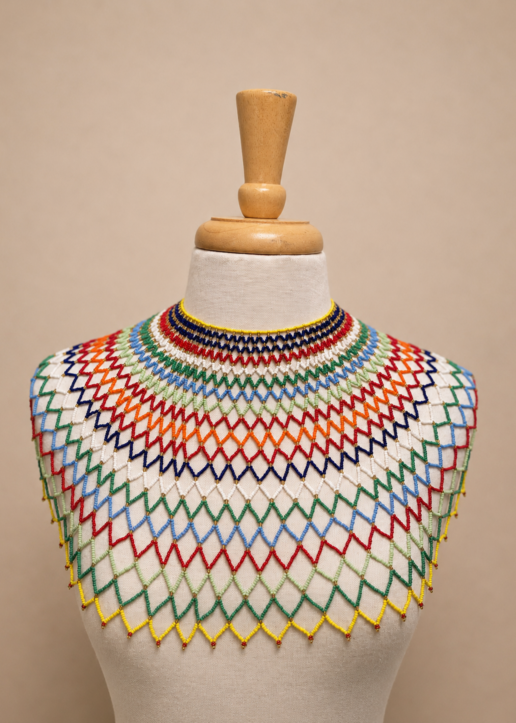 SKC WIDE ZULU COLLAR NECKLACE