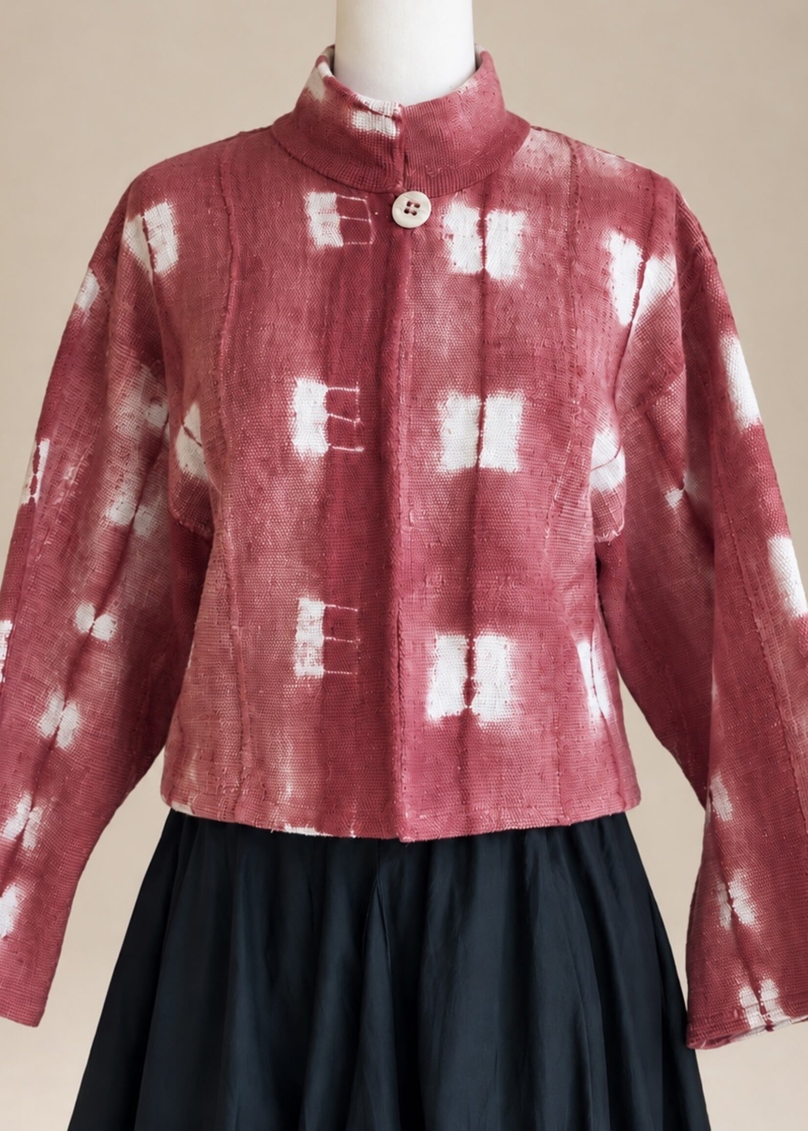 SHORT MUDCLOTH JACKET