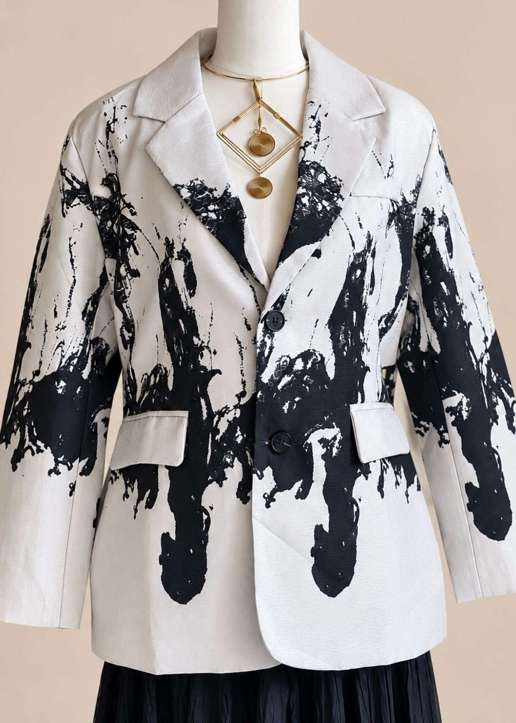 GRAPHIC BLAZER