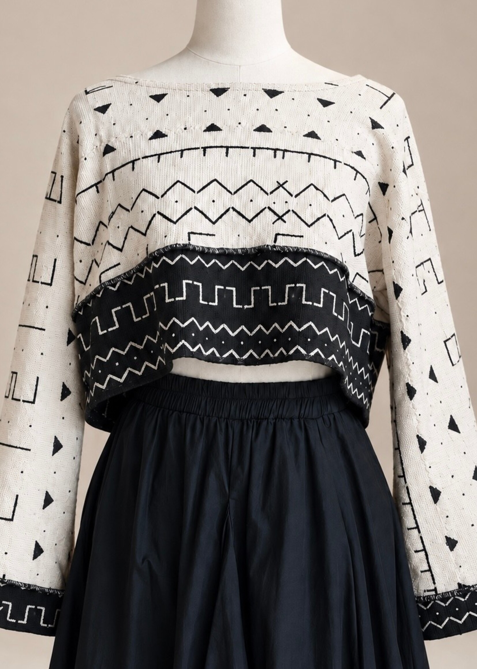 MUDCLOTH CROP TOP