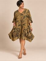 SARAH KUENYEFU TINA DRAPE DRESS
