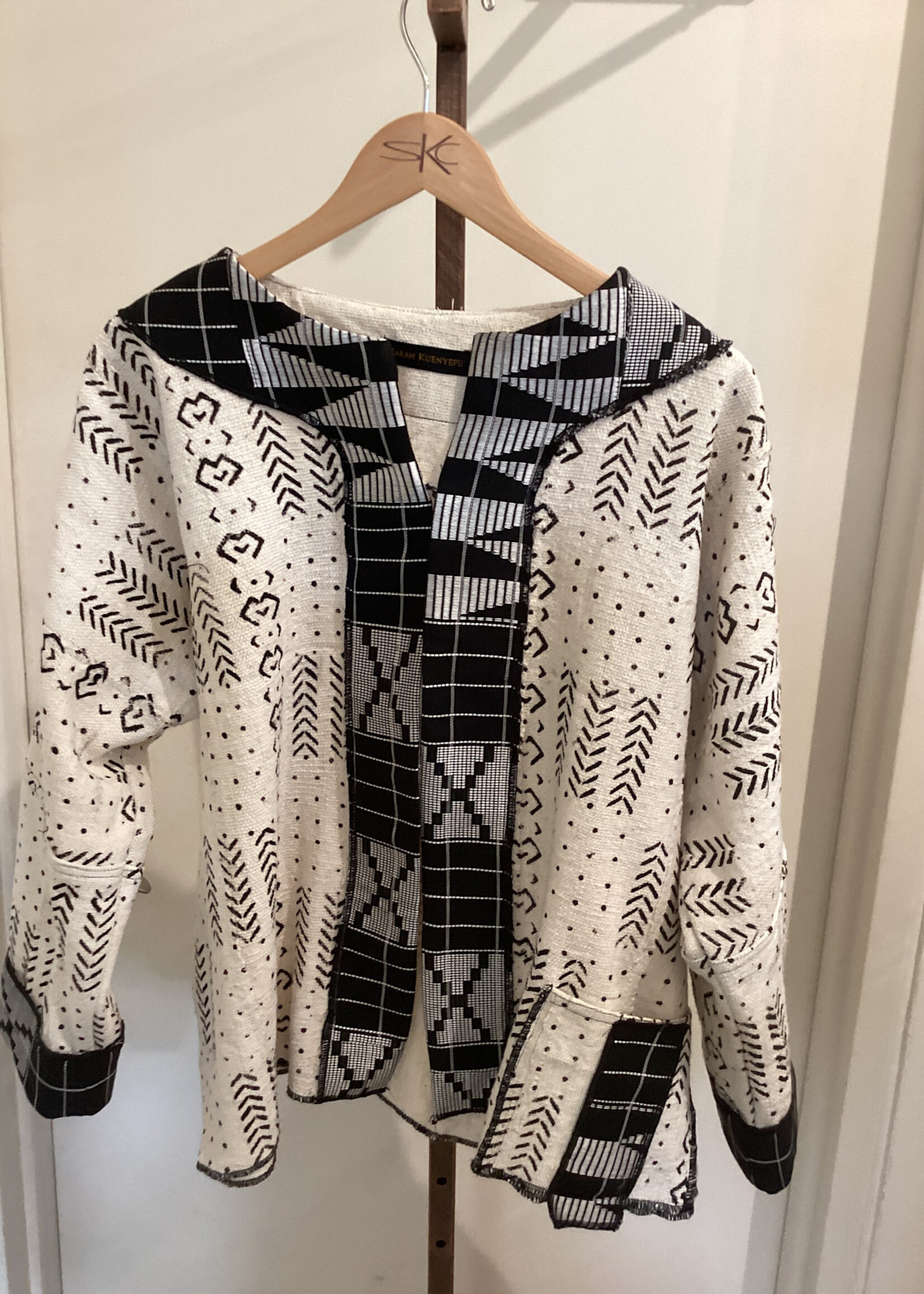 SARAH KUENYEFU Mudcloth Jacket