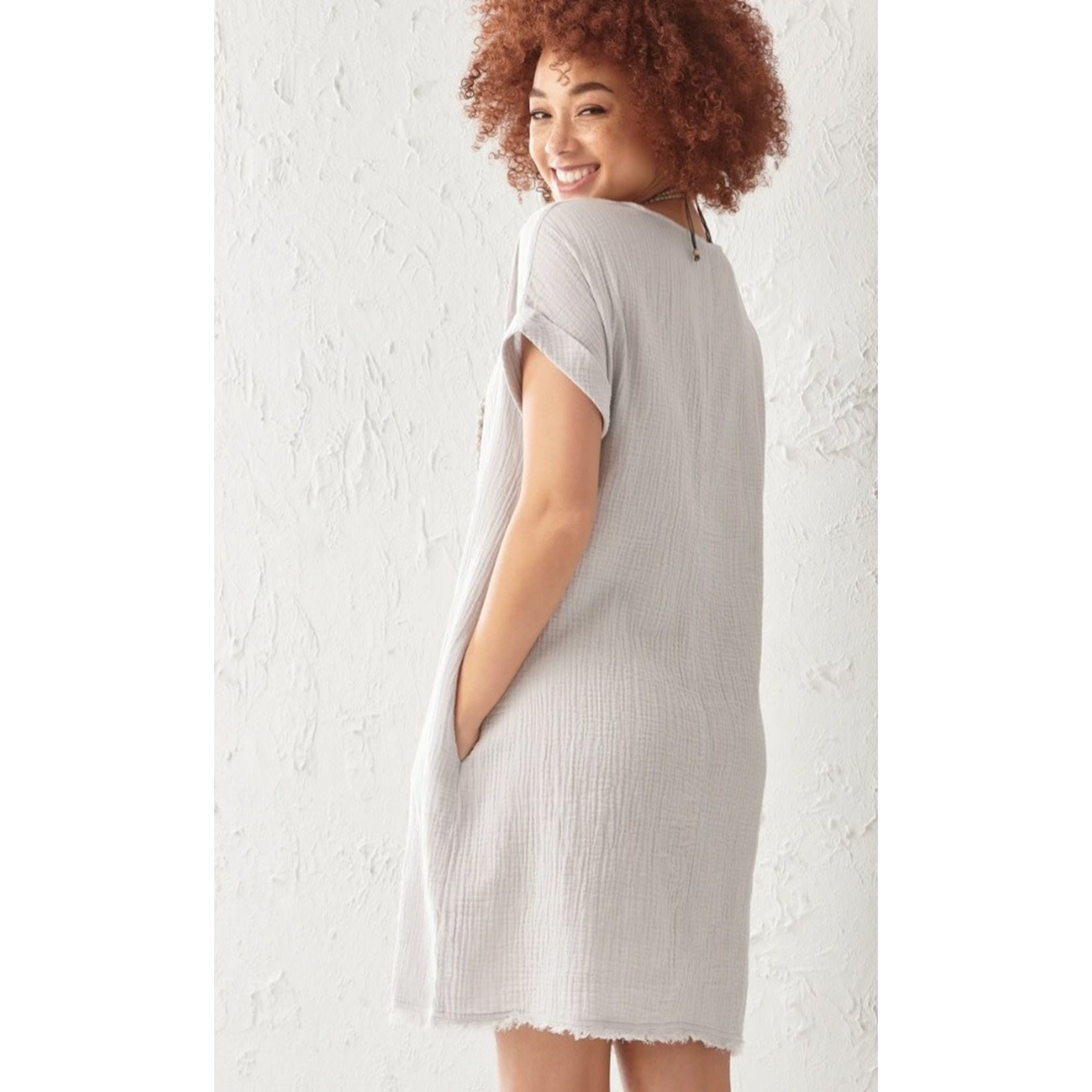 Charlie Paige 100 Cotton Gauze Shift Dress Enterprise Crossing LLC.